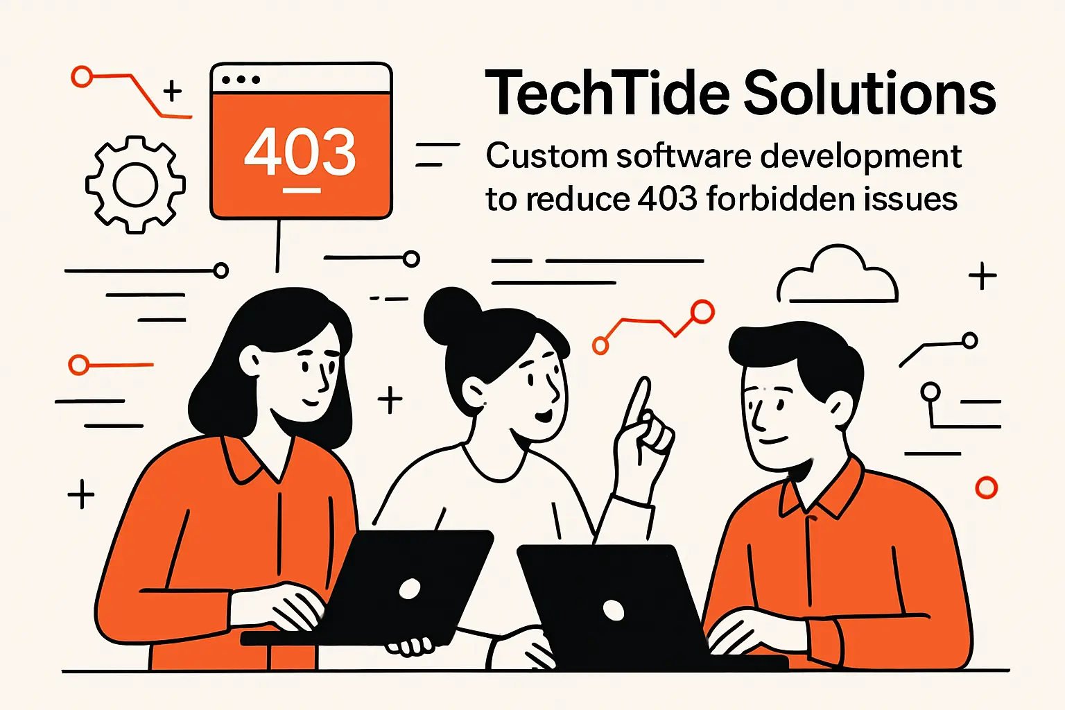 TechTide Solutions: Custom software development to reduce 403 forbidden issues
