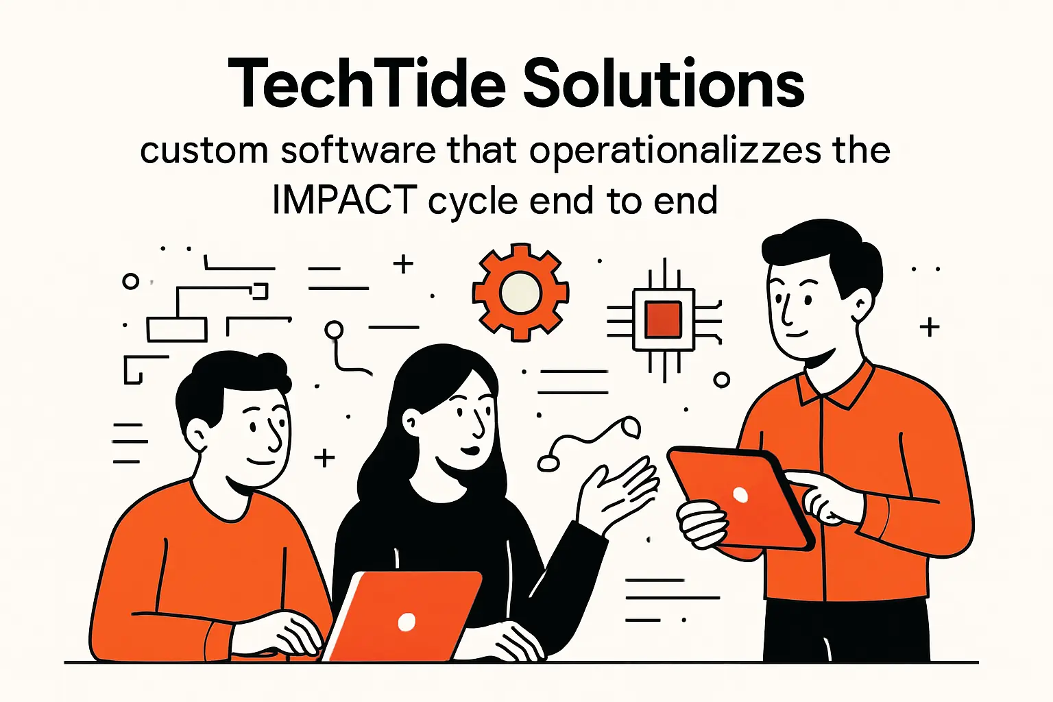TechTide Solutions: custom software that operationalizes the IMPACT cycle end to end