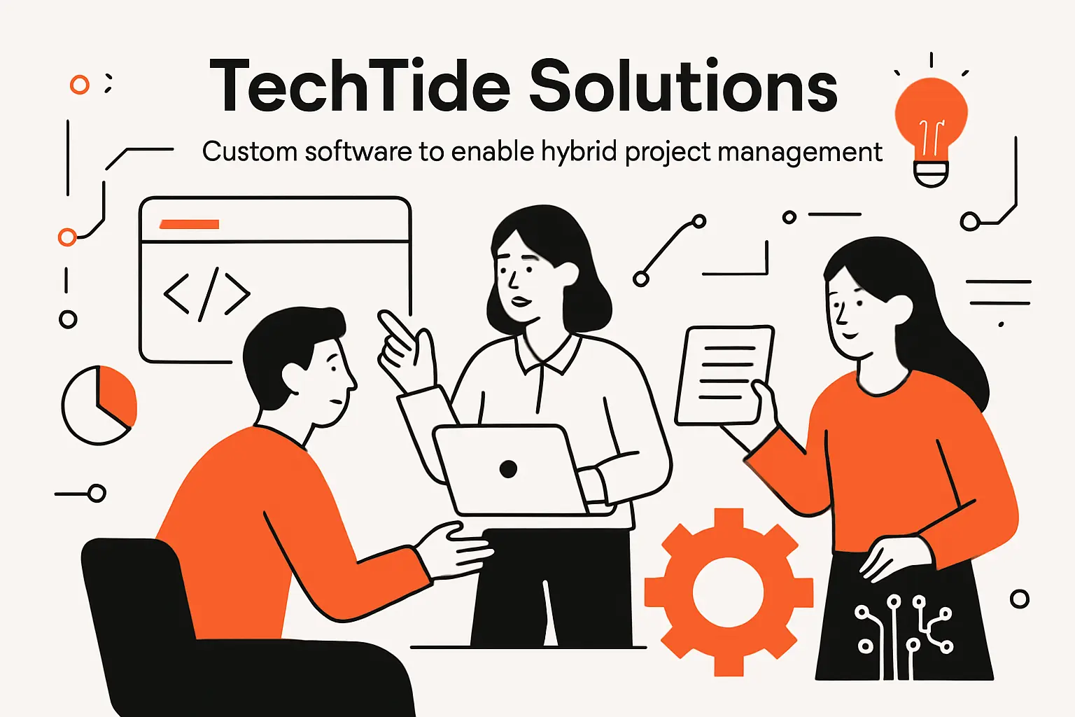 TechTide Solutions: Custom software to enable hybrid project management