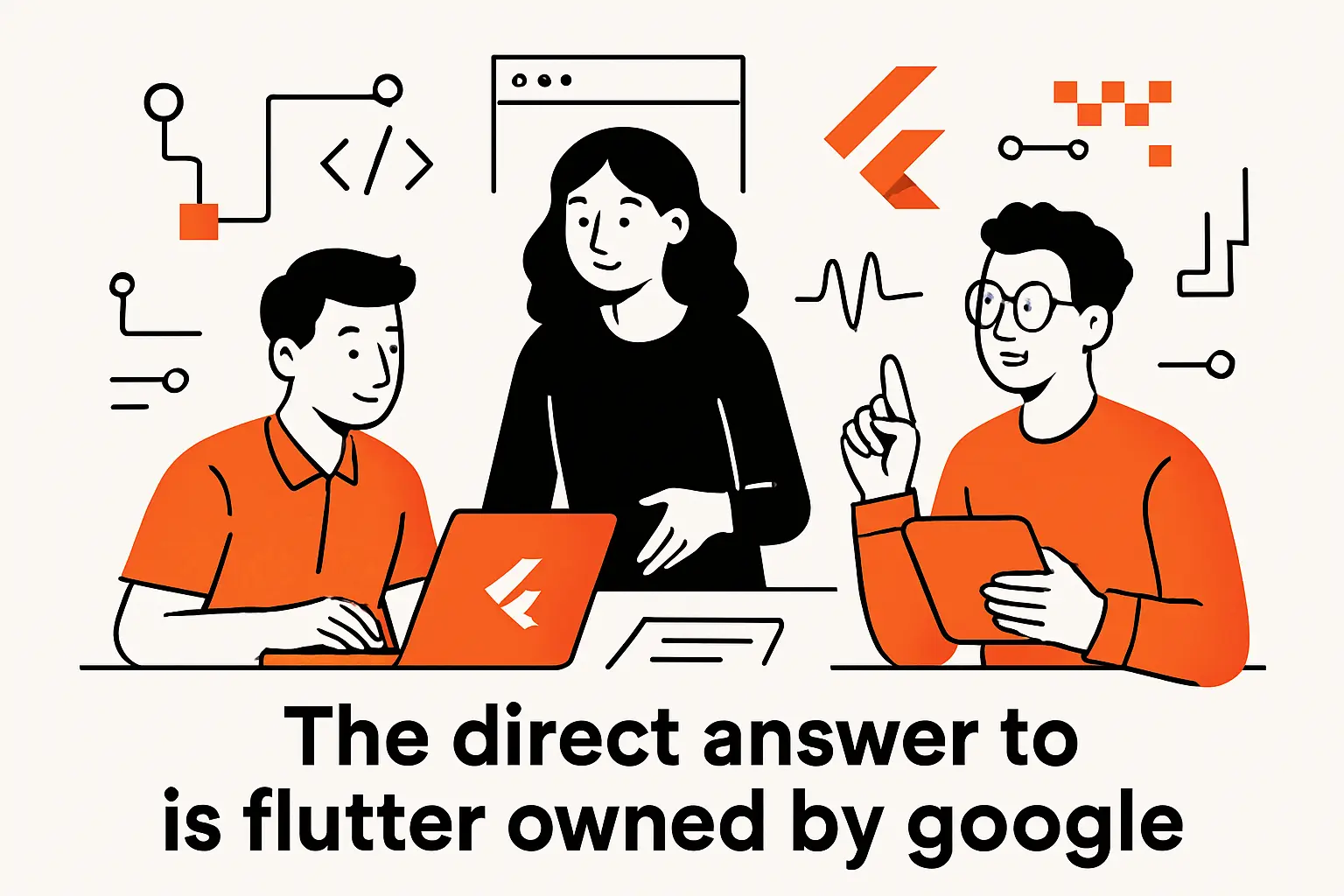 The direct answer to is flutter owned by google