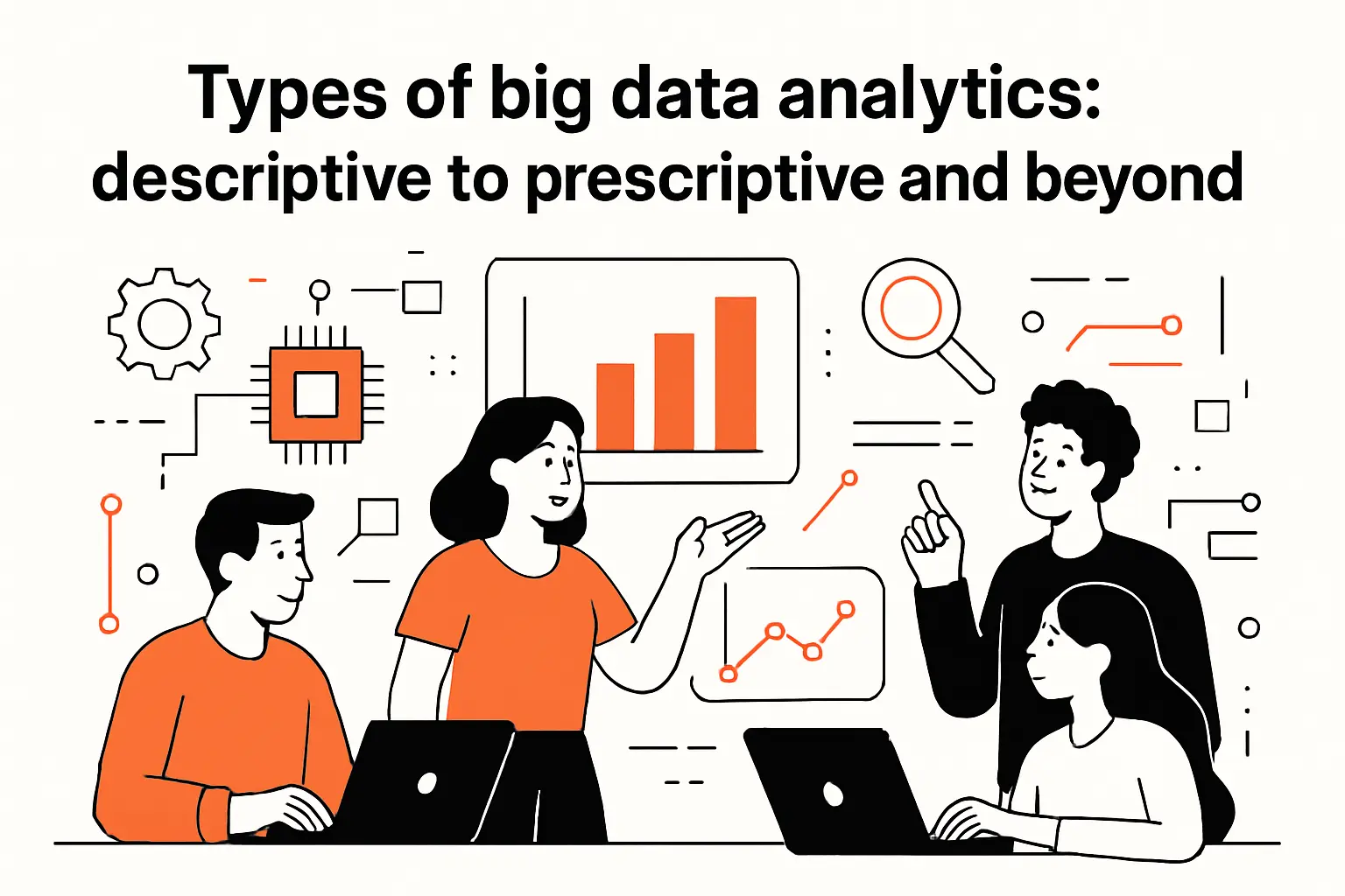 Types of big data analytics: descriptive to prescriptive and beyond