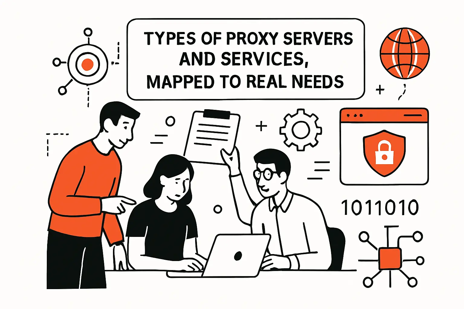 Types of proxy servers and services, mapped to real needs