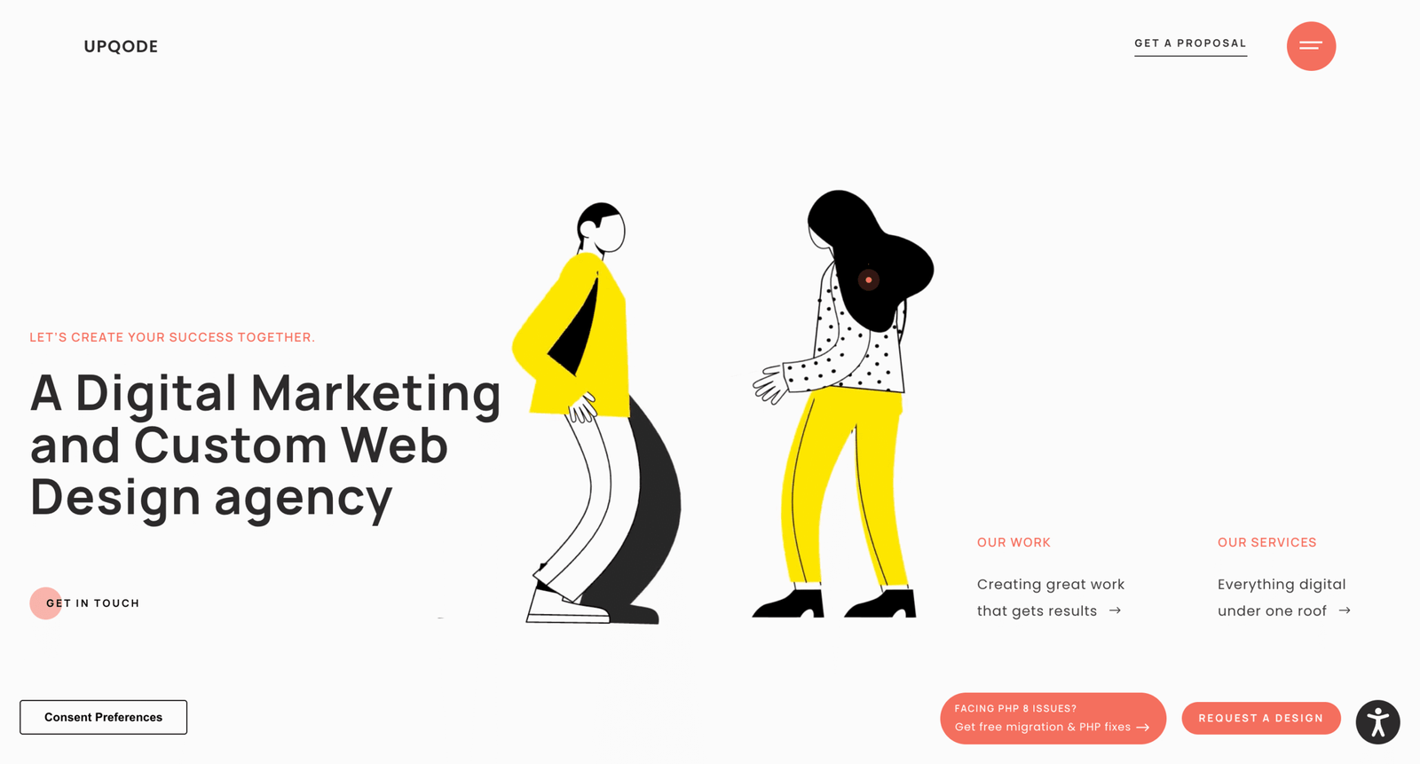 upqode WordPress Website Design Companies