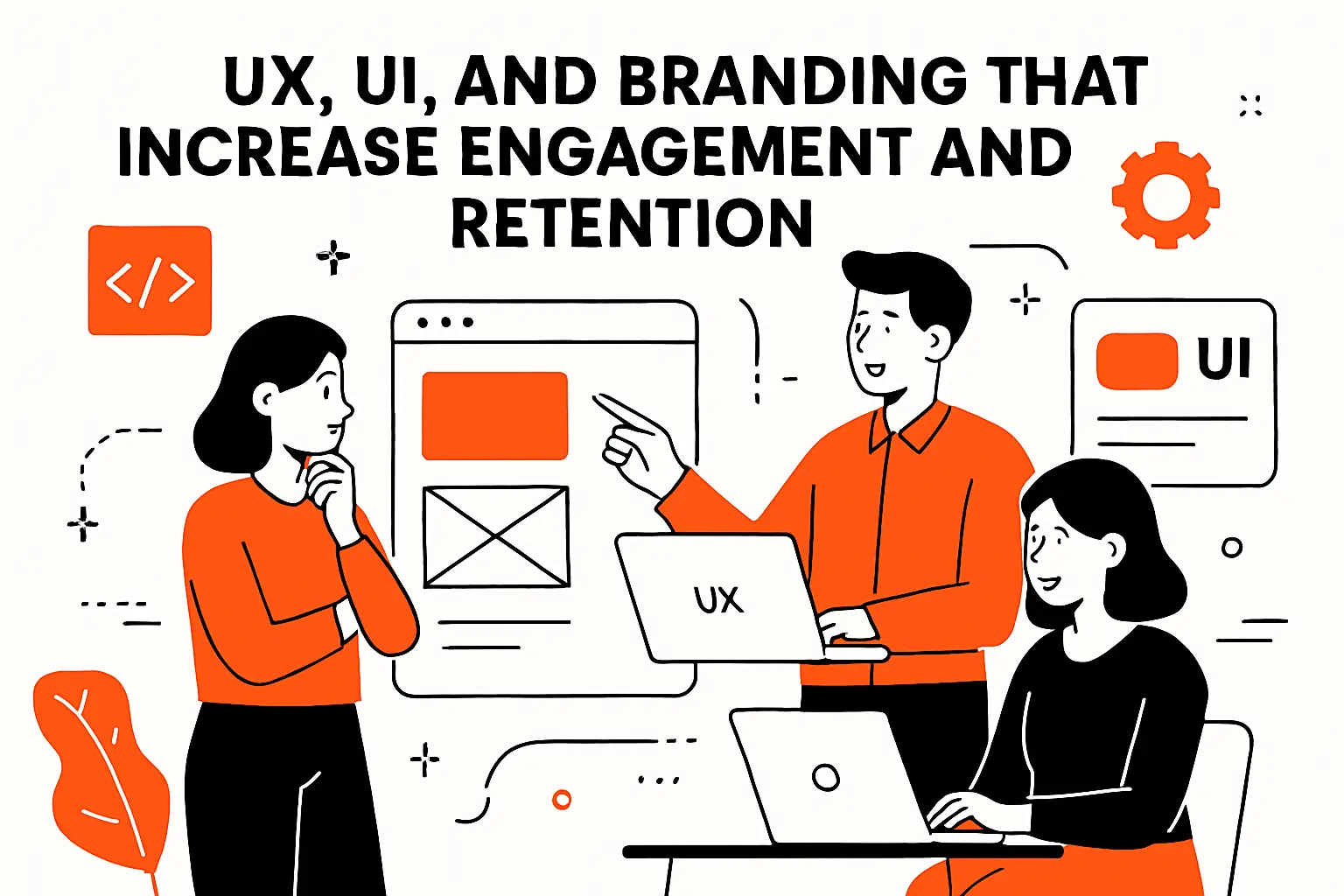 UX, UI, and branding that increase engagement and retention