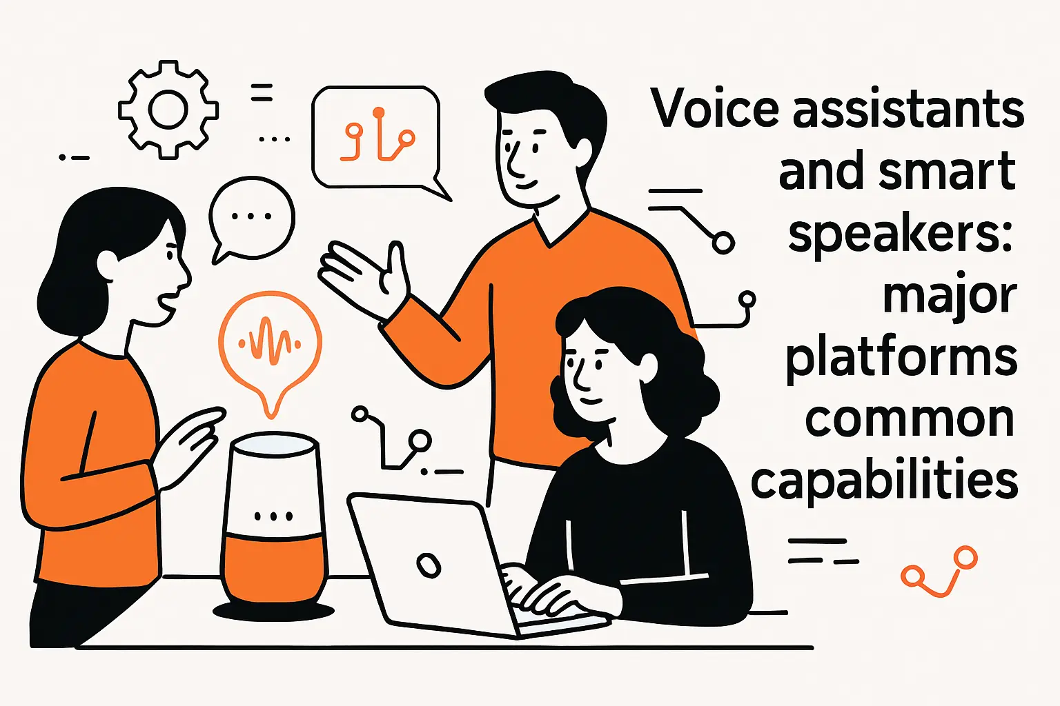 Voice assistants and smart speakers: major platforms and common capabilities