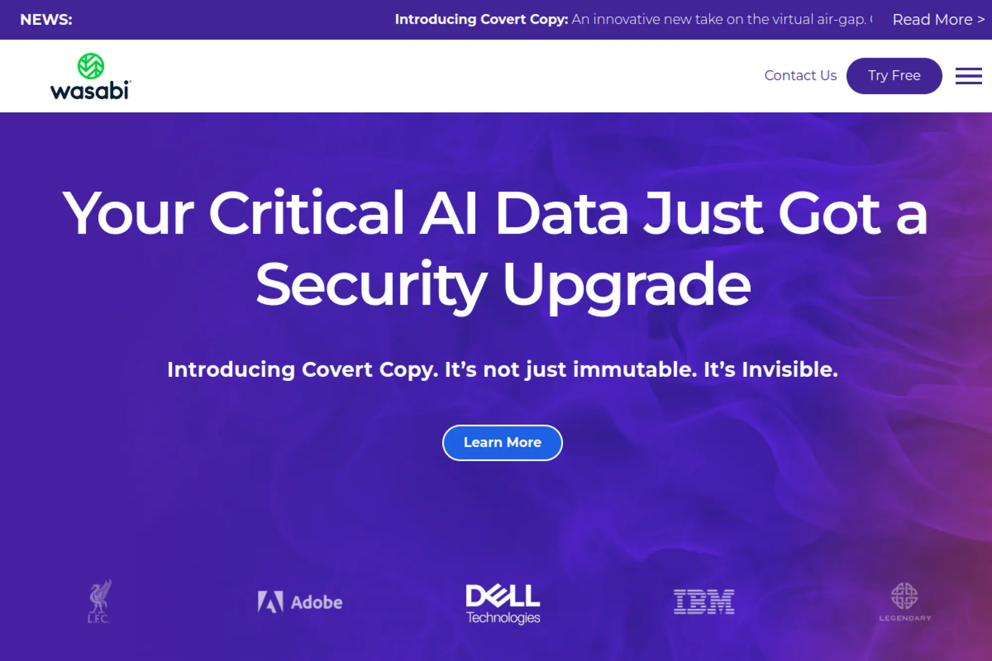 27. Wasabi Hot Cloud Storage