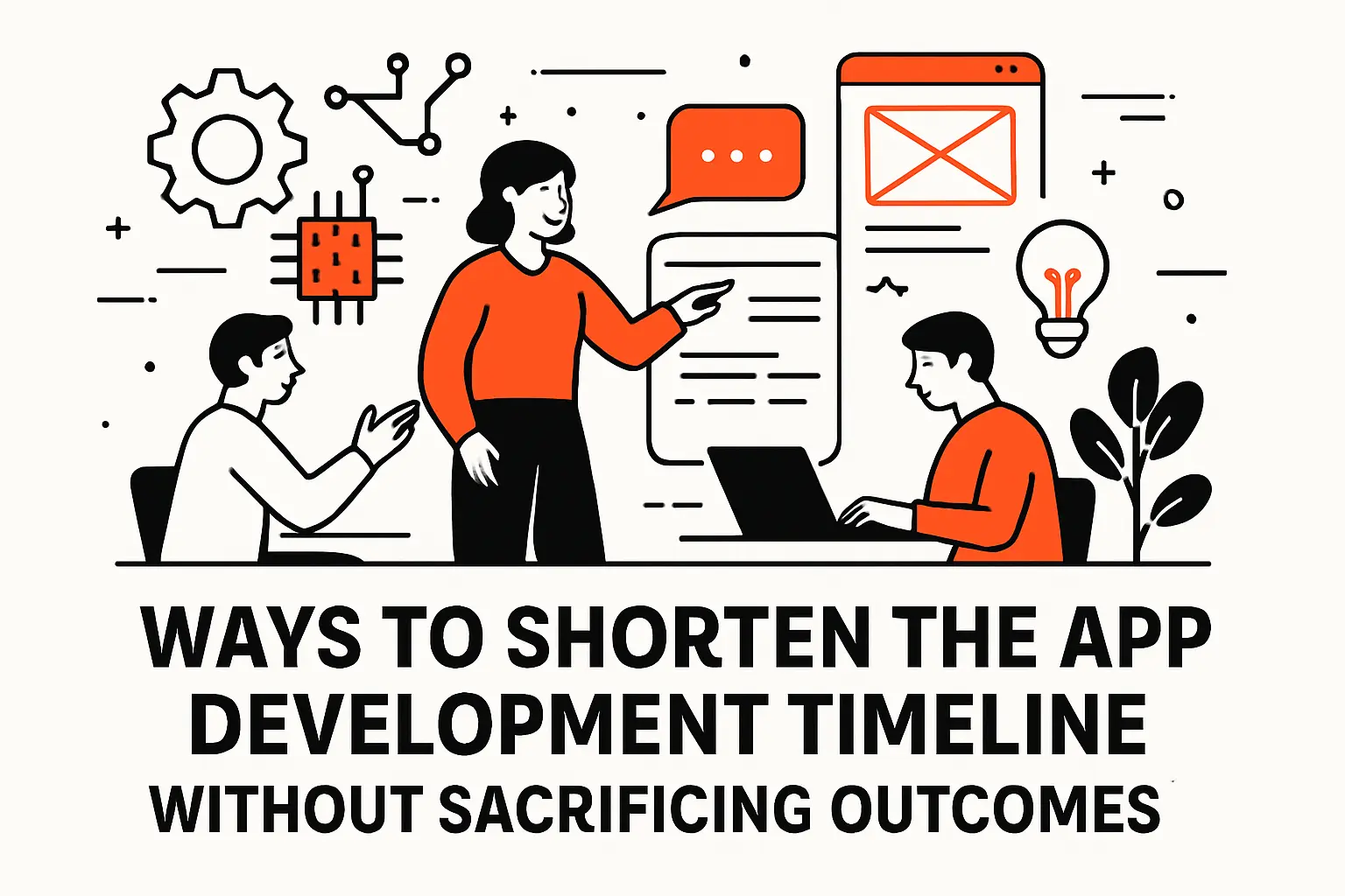 Ways to shorten the app development timeline without sacrificing outcomes