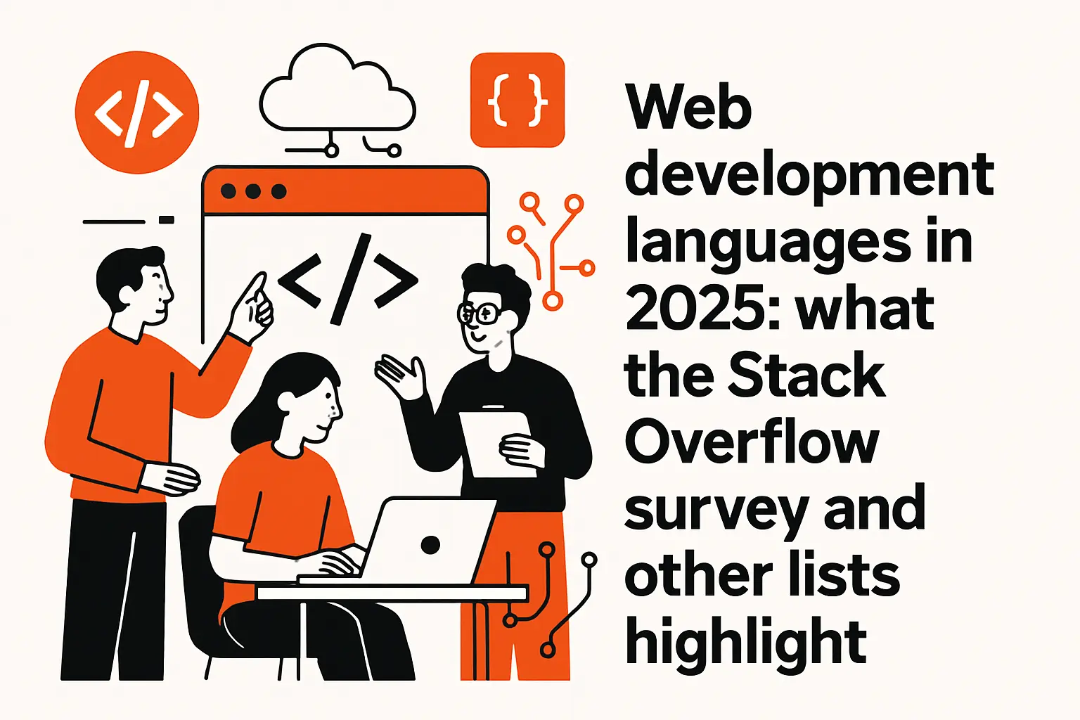 Web development languages in 2025: what the Stack Overflow survey and other lists highlight