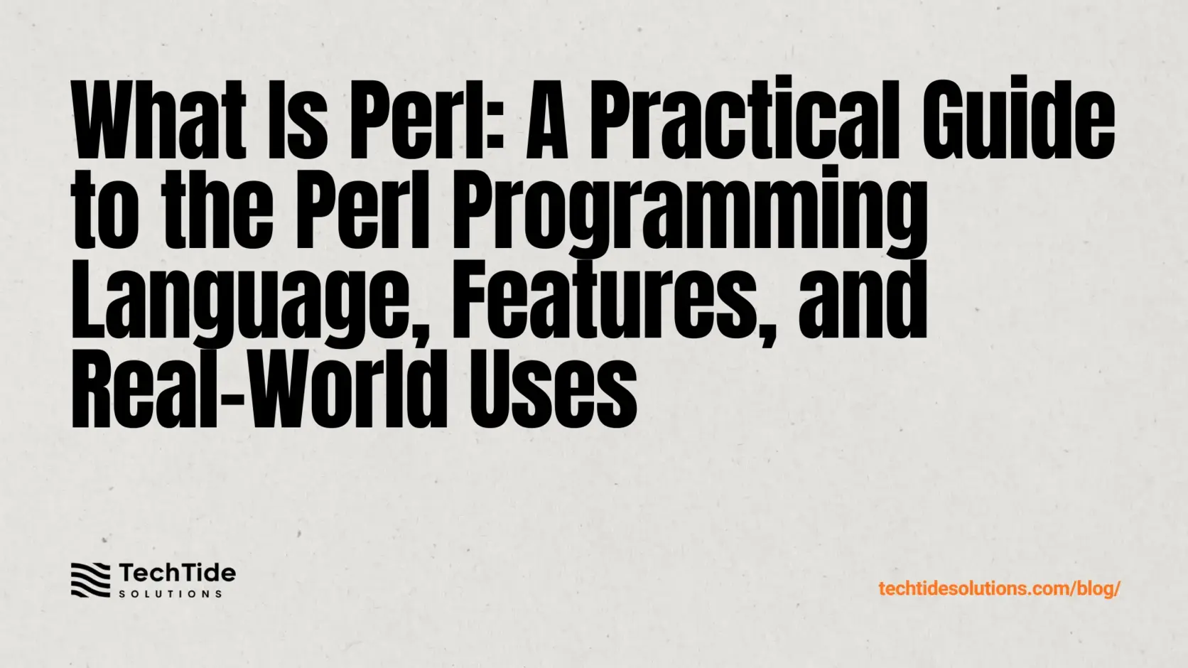 What Is Perl: A Practical Guide to the Perl Programming Language, Features, and Real-World Uses