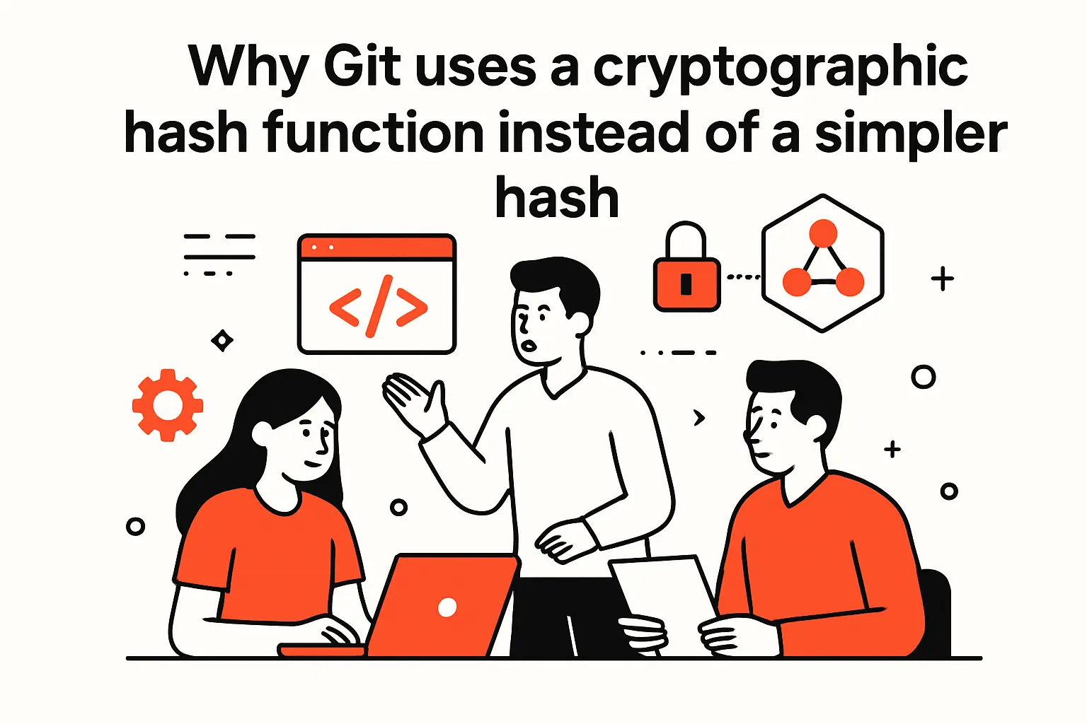 Why Git uses a cryptographic hash function instead of a simpler hash