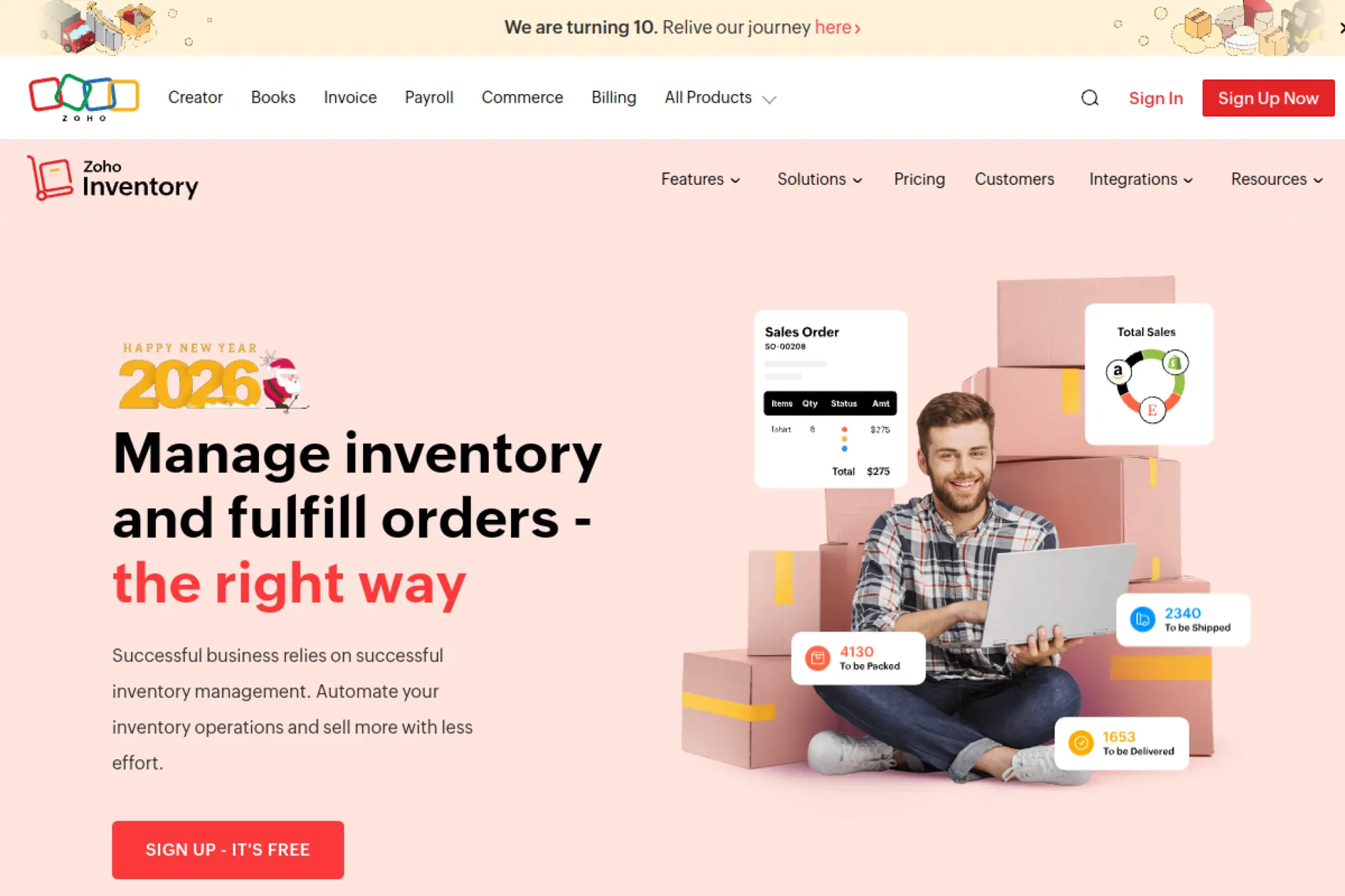 20. Zoho Inventory
