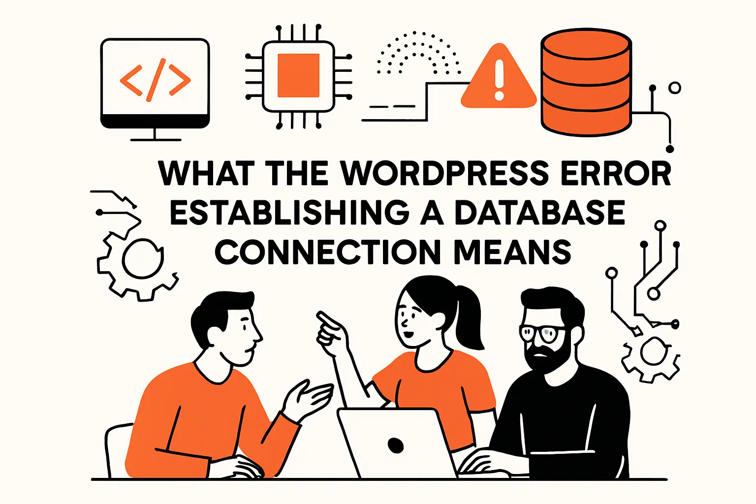 1. What the wordpress error establishing a database connection means