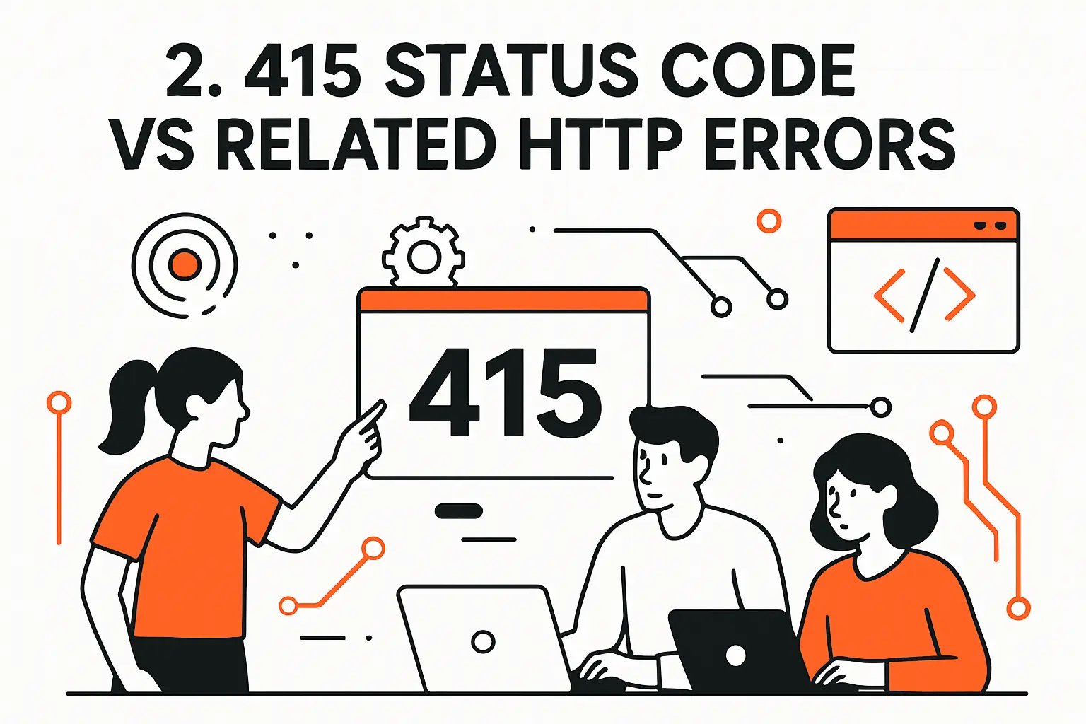 2. 415 status code vs related HTTP errors