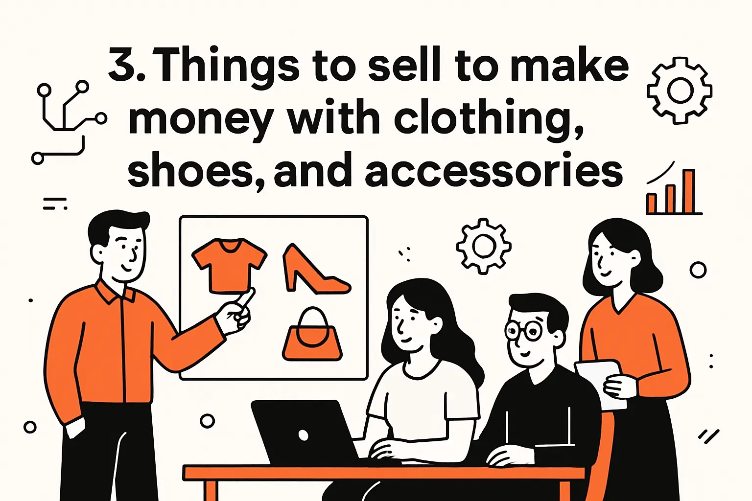 3. Things to sell to make money with clothing, shoes, and accessories