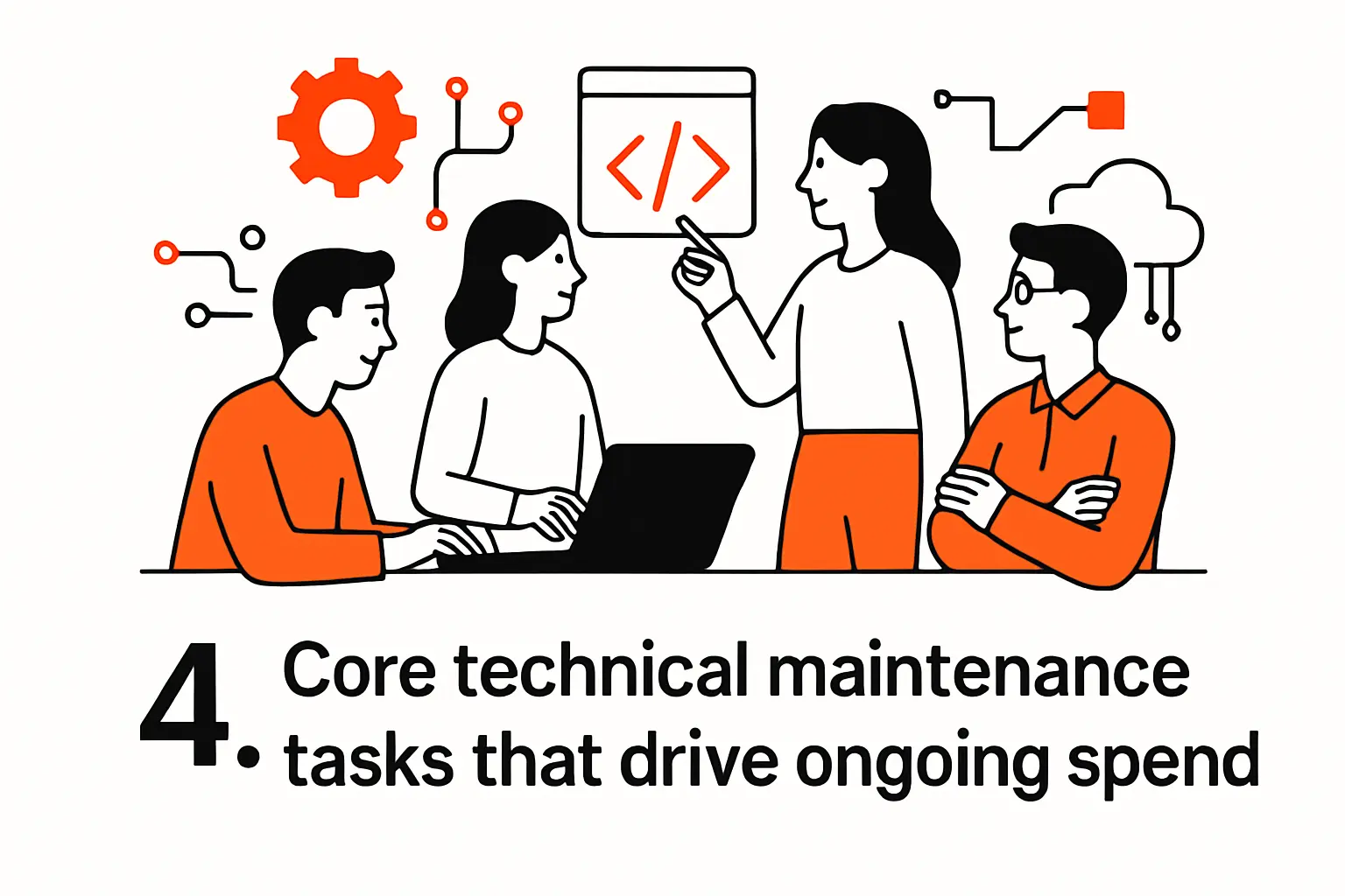 4. Core technical maintenance tasks that drive ongoing spend