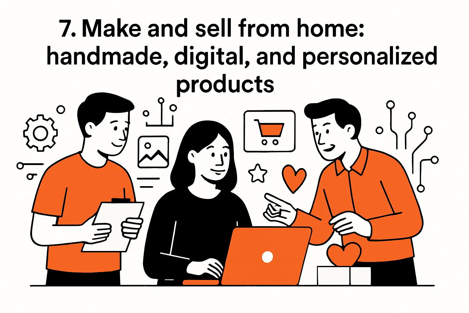 7. Make and sell from home: handmade, digital, and personalized products