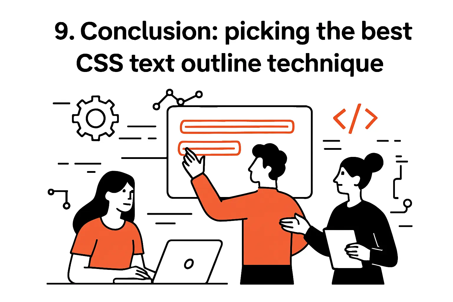 9. Conclusion: picking the best css text outline technique