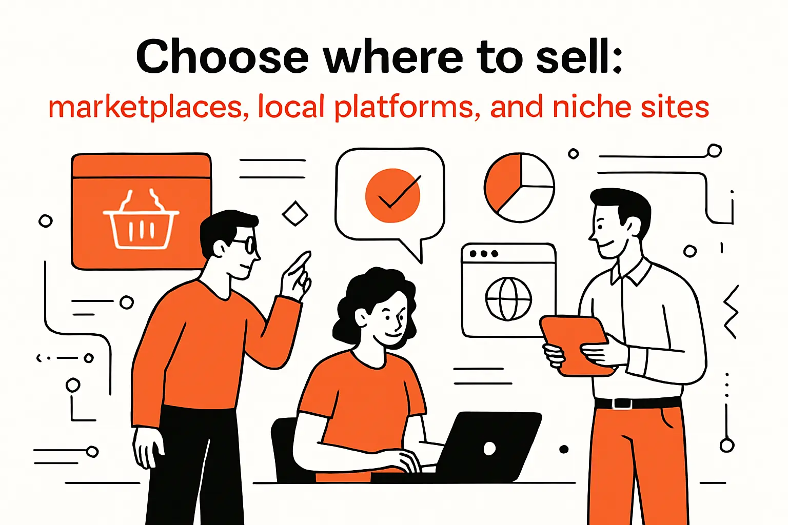 Choose where to sell: marketplaces, local platforms, and niche sites