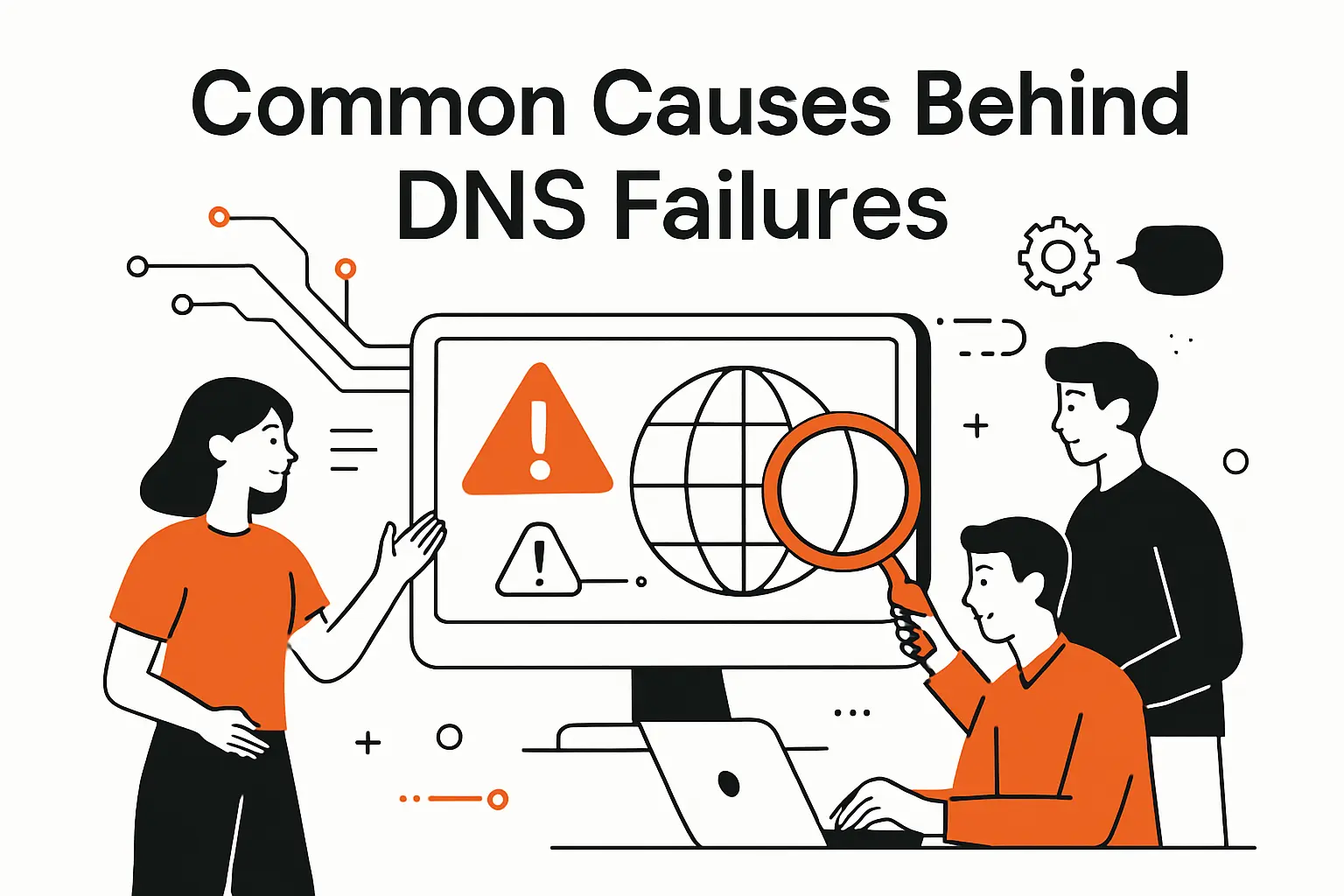 Common causes behind DNS failures