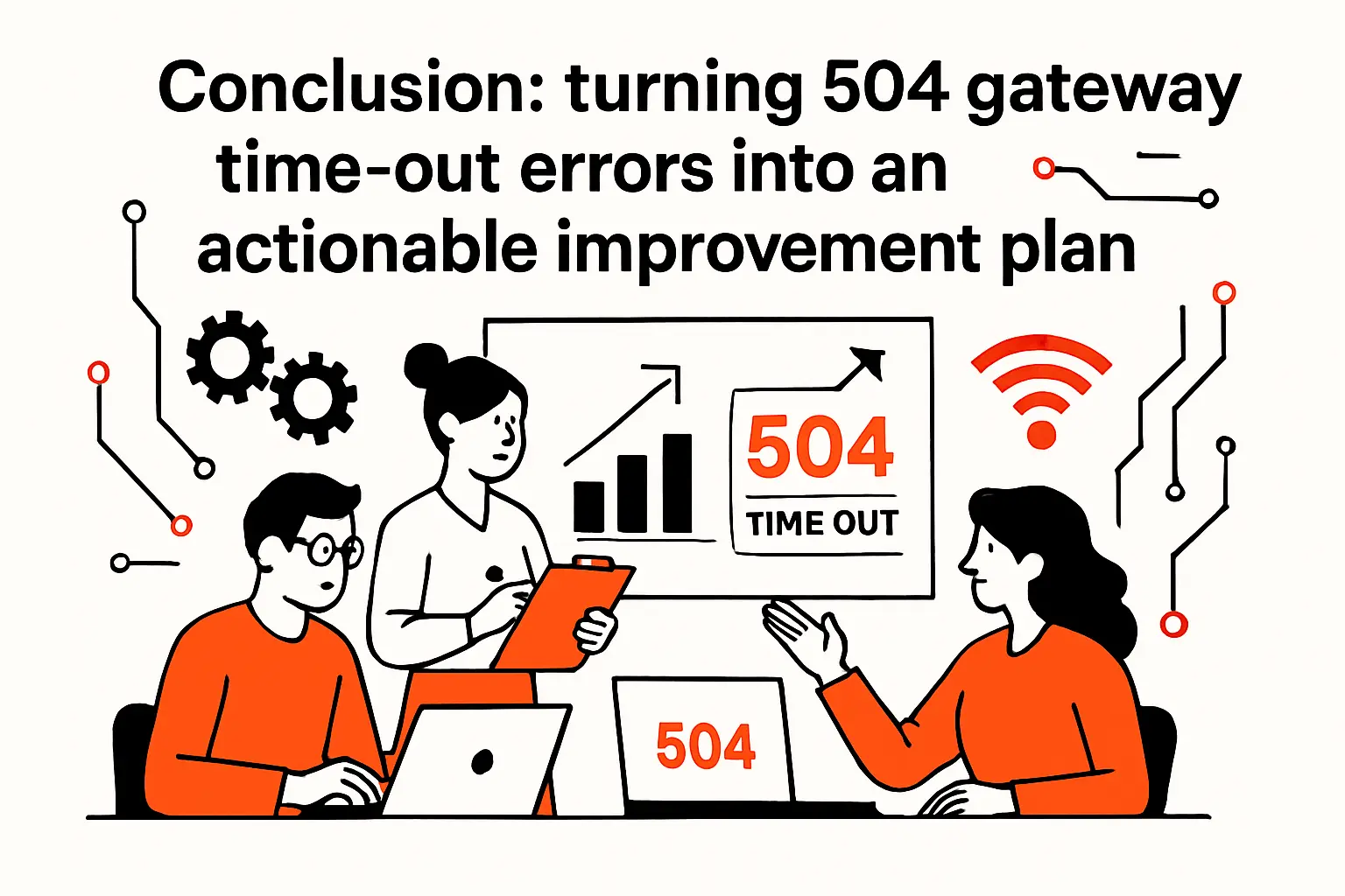 Conclusion: turning 504 gateway time-out errors into an actionable improvement plan