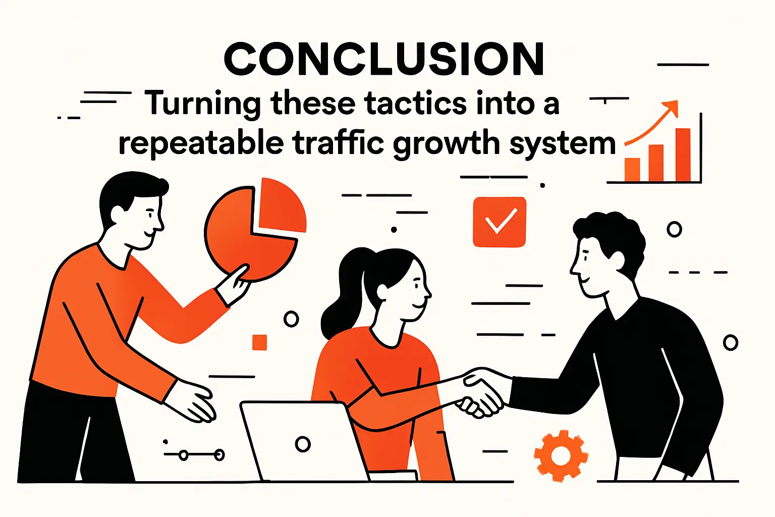Conclusion turning these tactics into a repeatable traffic growth system