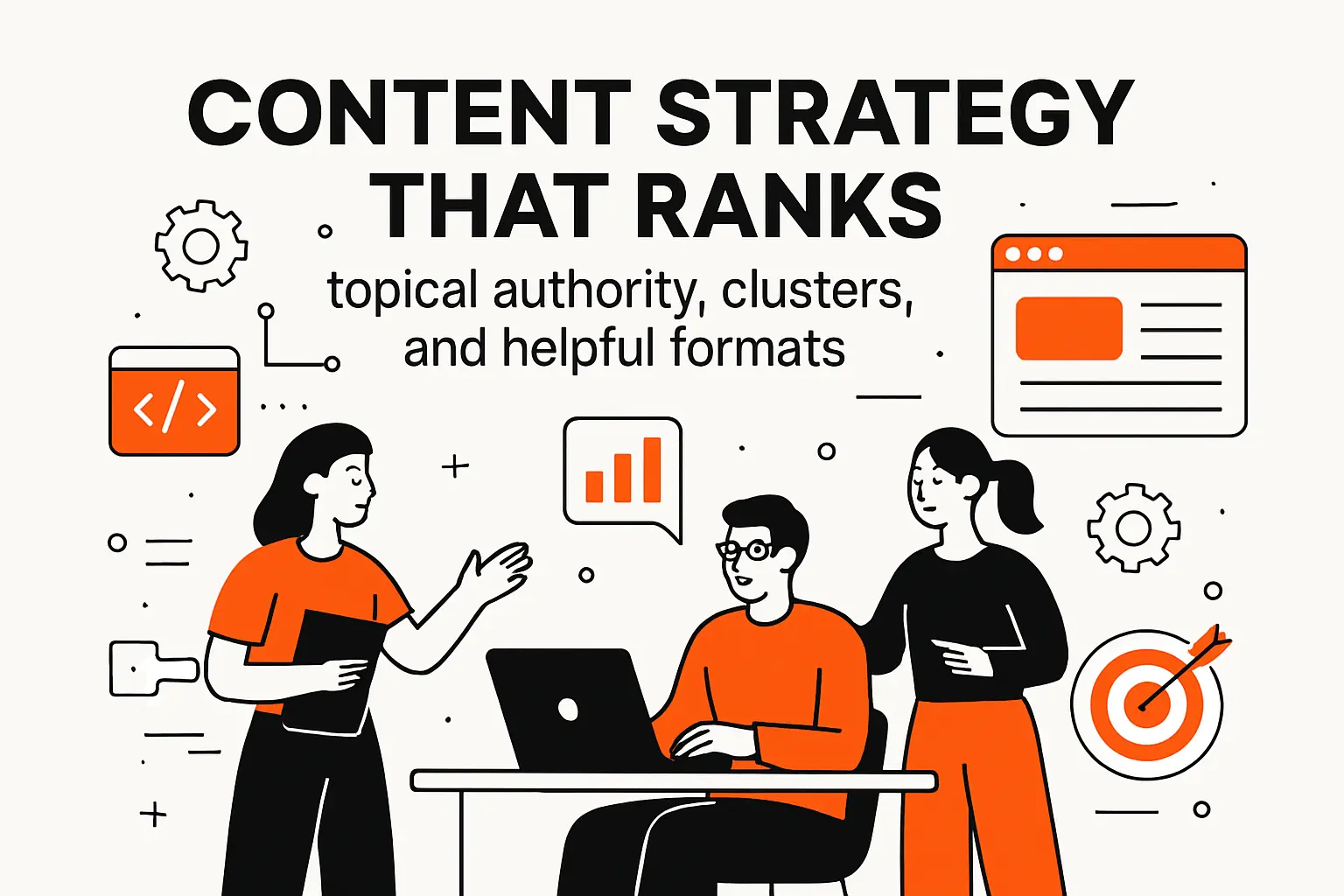 Content strategy that ranks: topical authority, clusters, and helpful formats