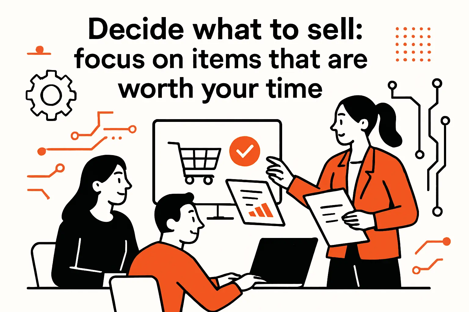Decide what to sell: focus on items that are worth your time