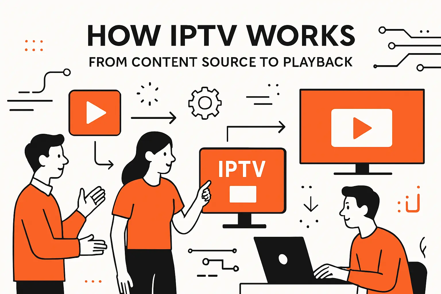 How IPTV works from content source to playback
