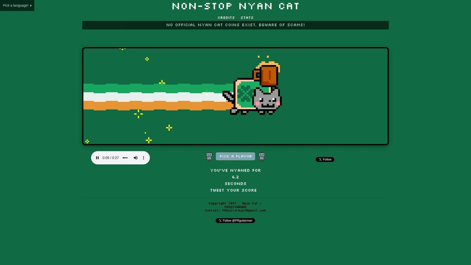 30. Nyan Cat