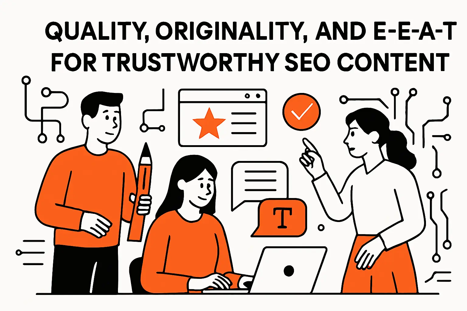 Quality, originality, and E-E-A-T for trustworthy SEO content