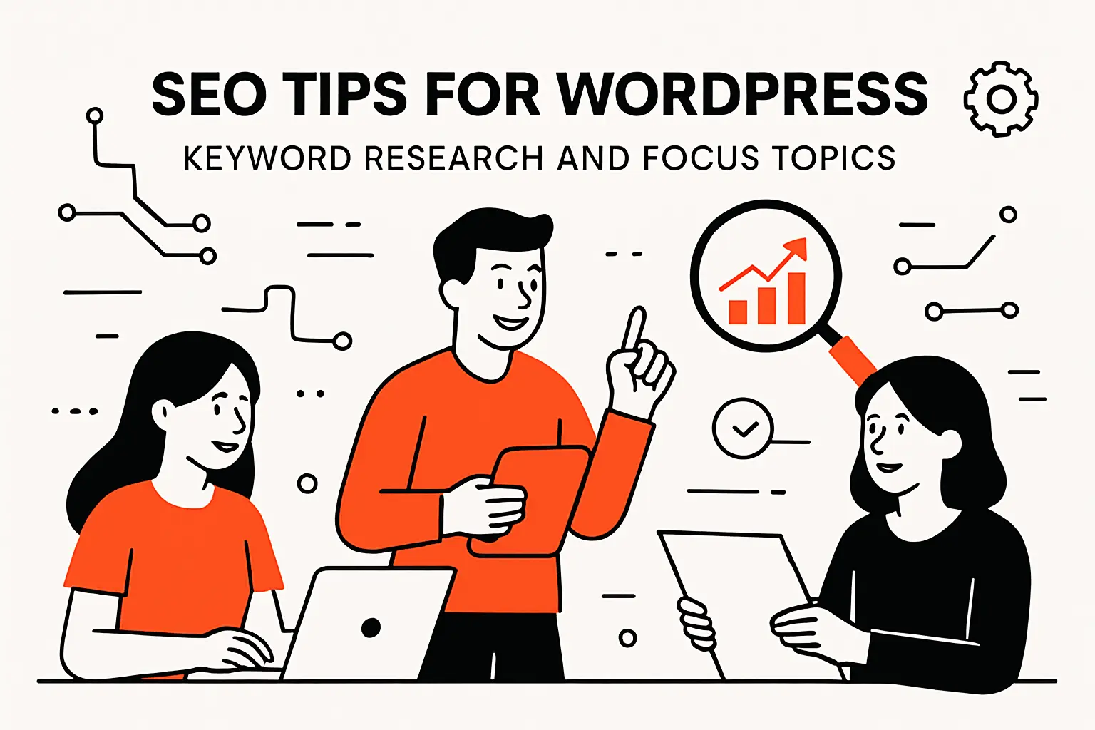 seo tips for wordpress keyword research and focus topics