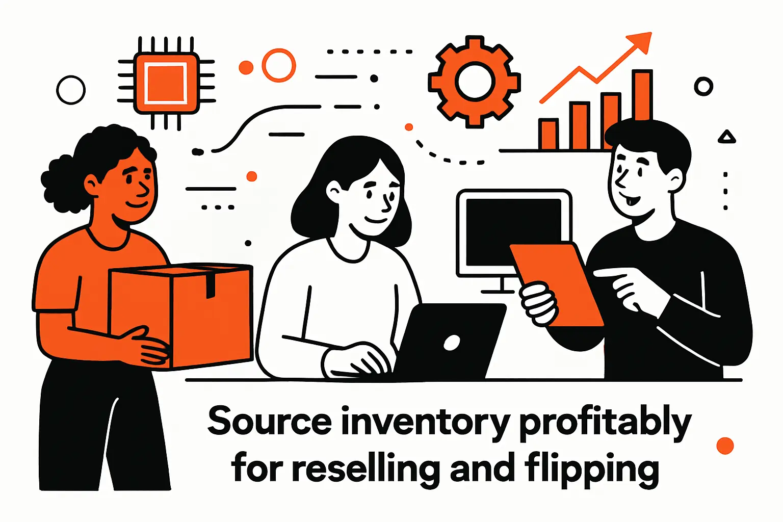Source inventory profitably for reselling and flipping