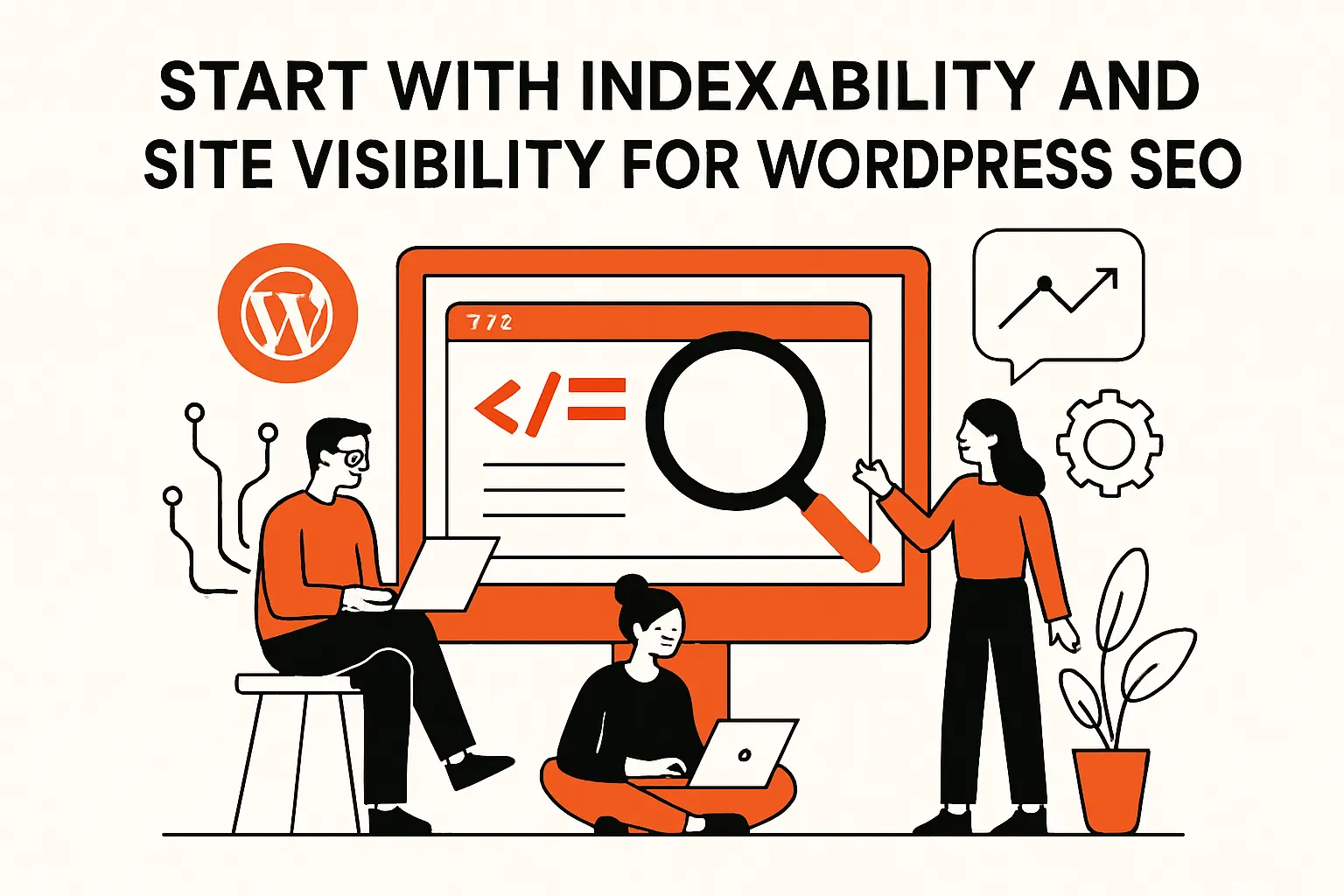 Start with indexability and site visibility for WordPress SEO