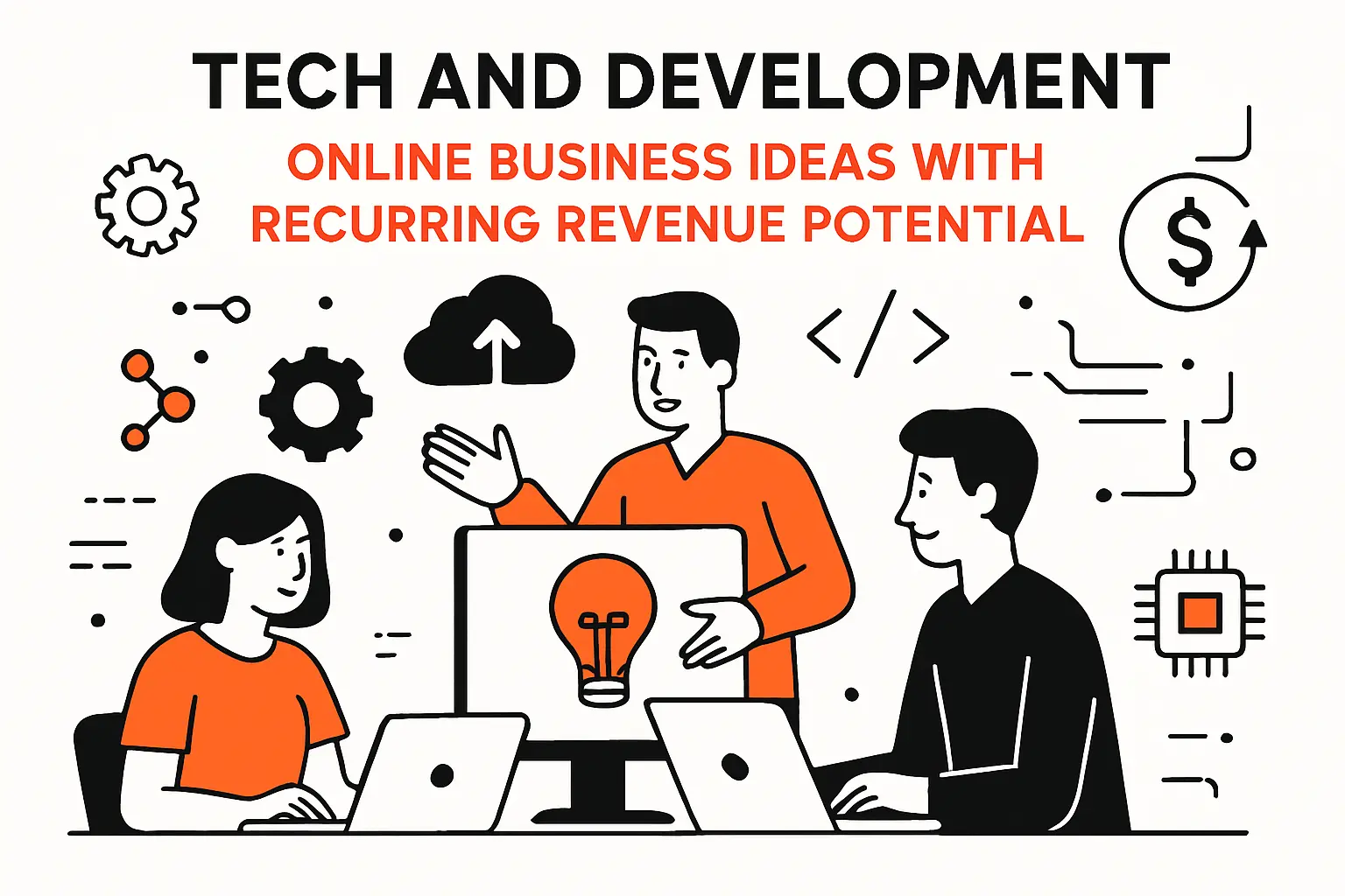 Tech and development online business ideas with recurring revenue potential