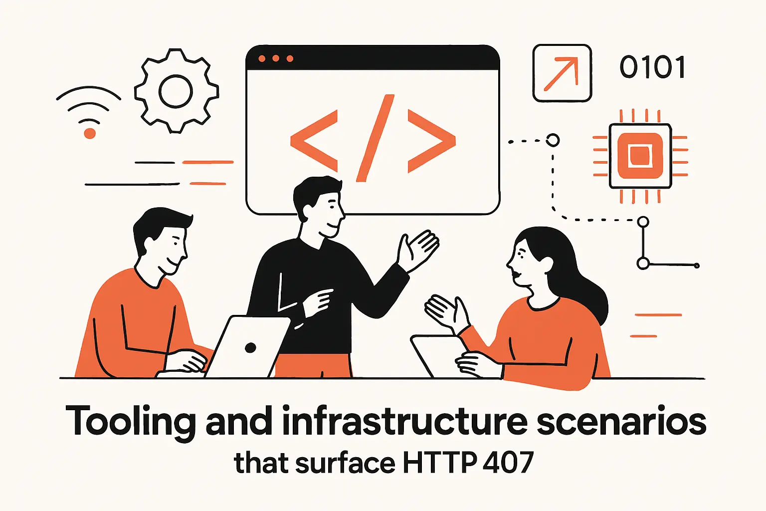 Tooling and infrastructure scenarios that surface HTTP 407