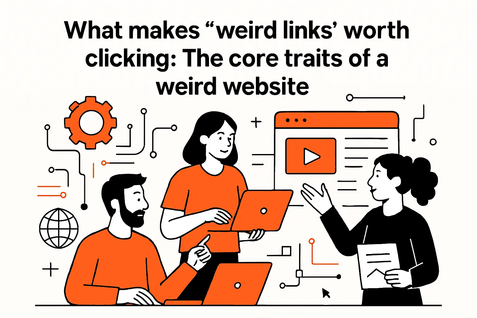What makes “weird links” worth clicking: the core traits of a weird website