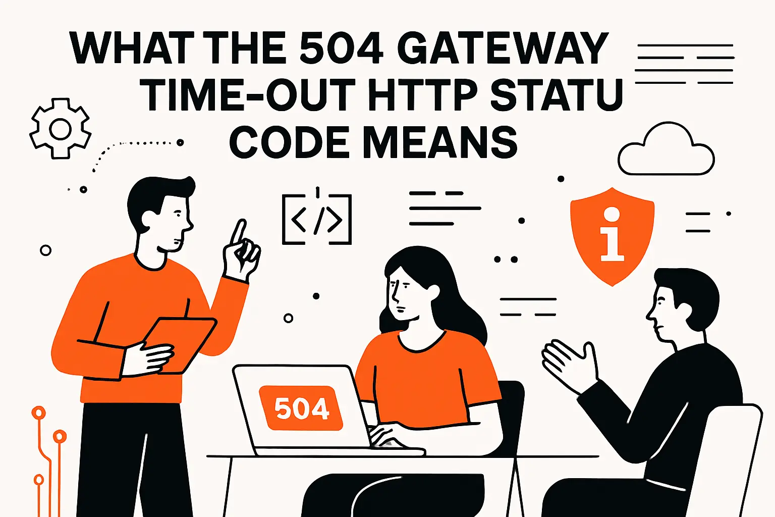 What the 504 gateway time-out HTTP status code means