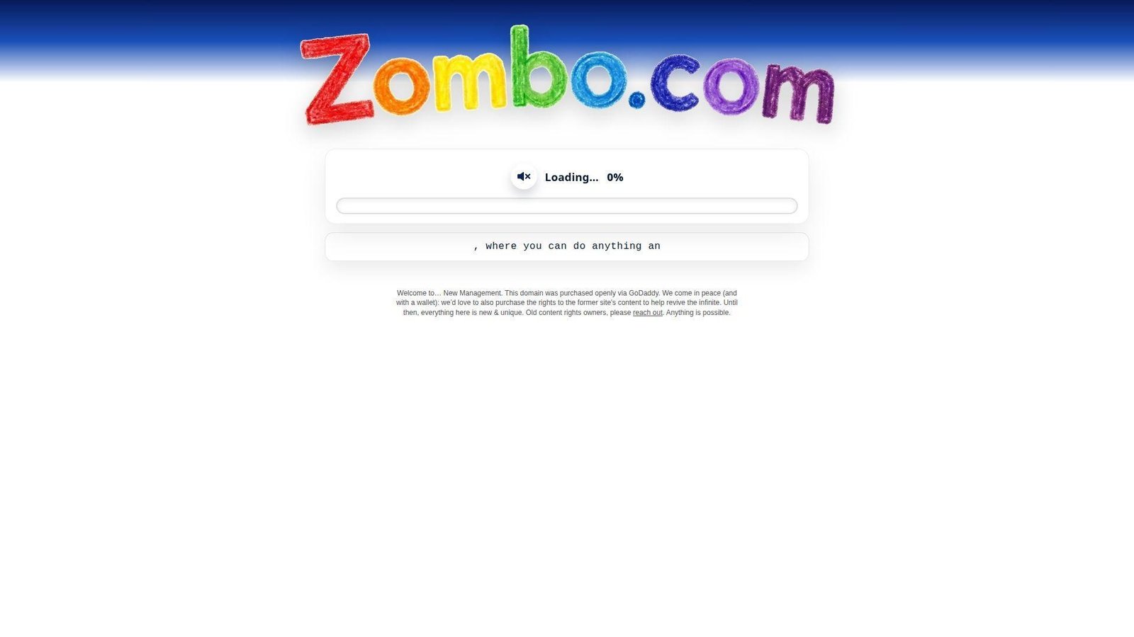 5. Zombo.com