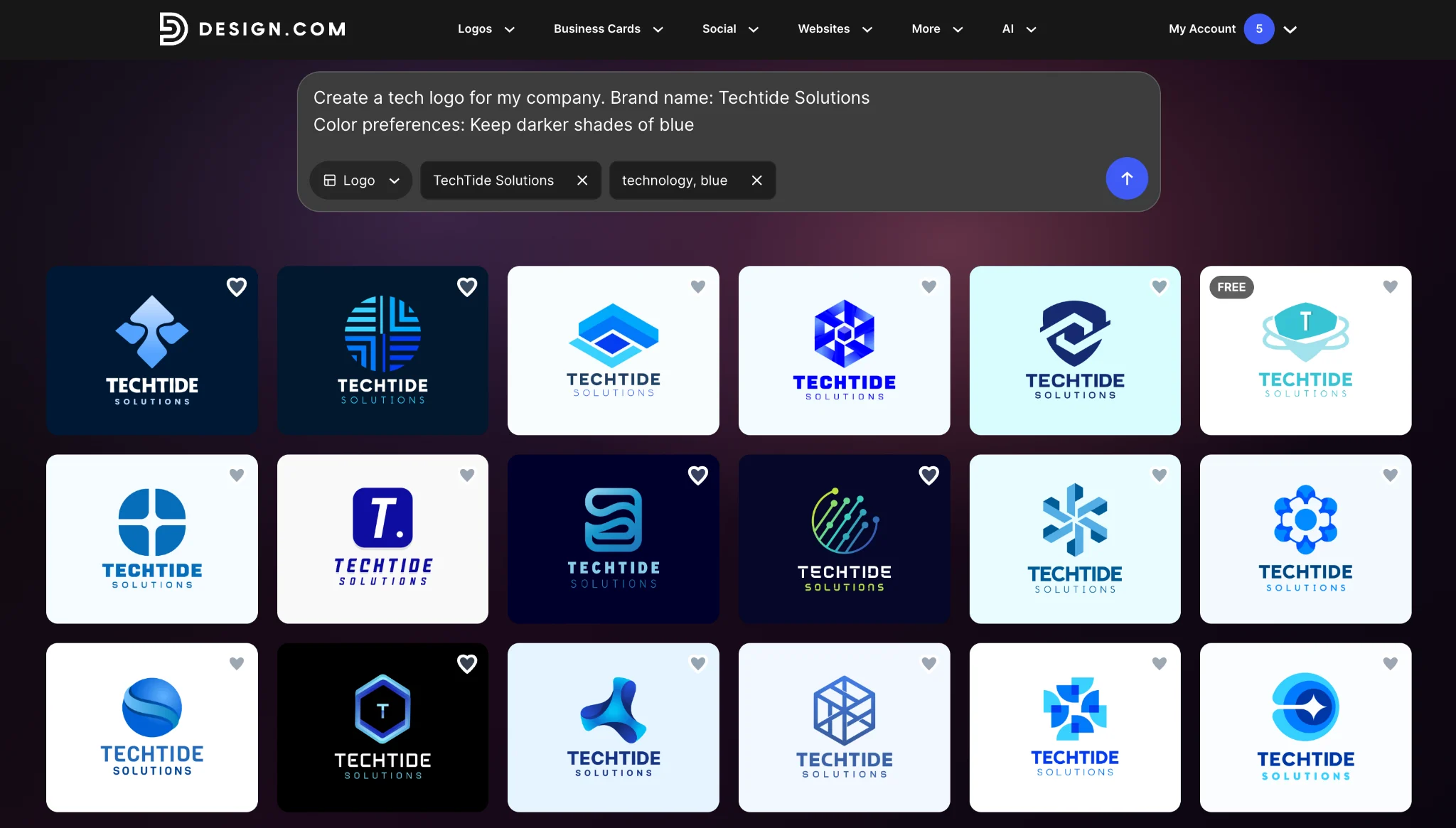 design.com ai logo generator