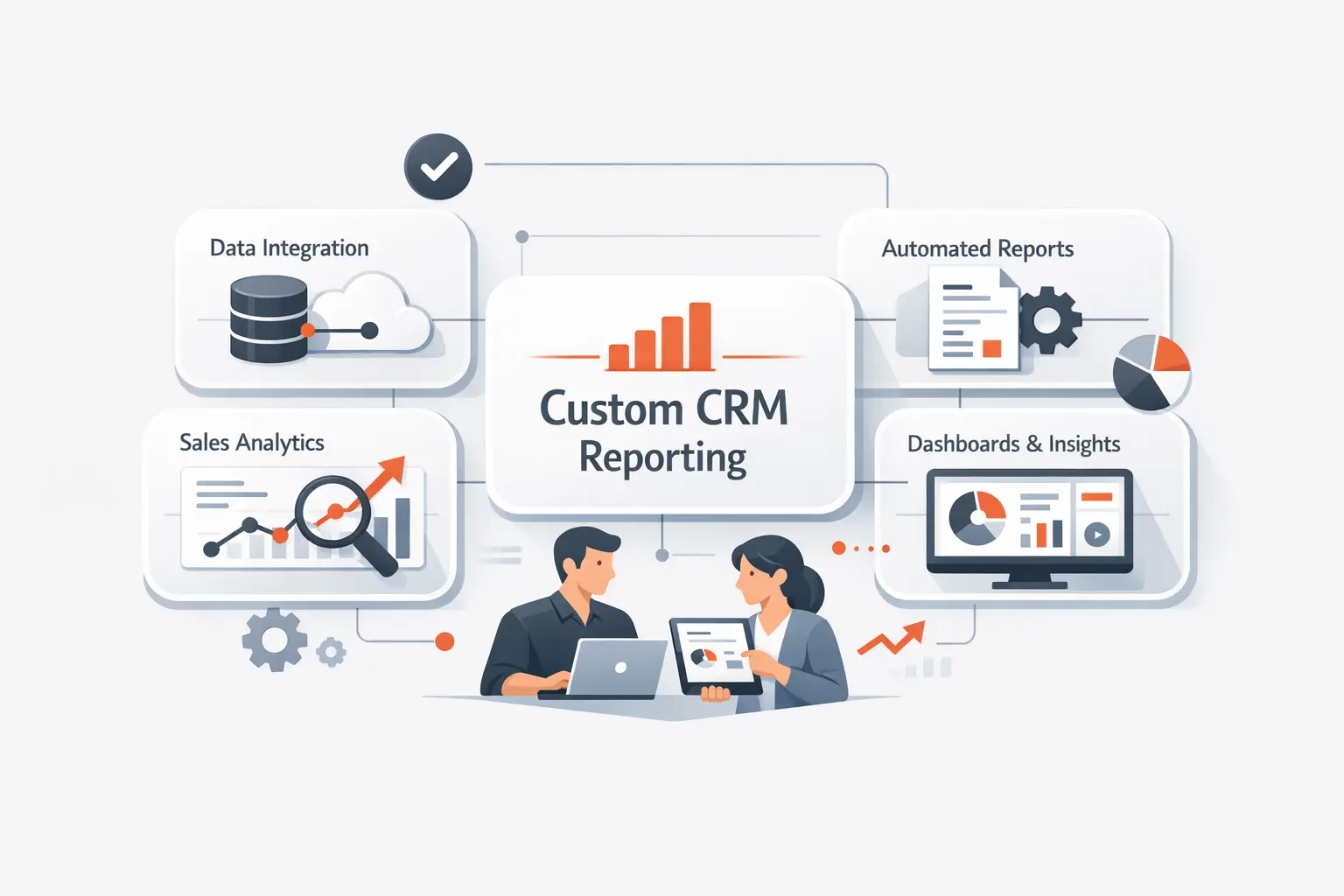 How TechTide Solutions Helps With Custom CRM Reporting
