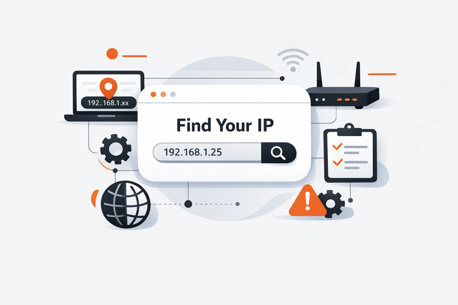 How to find your IP address before you make changes