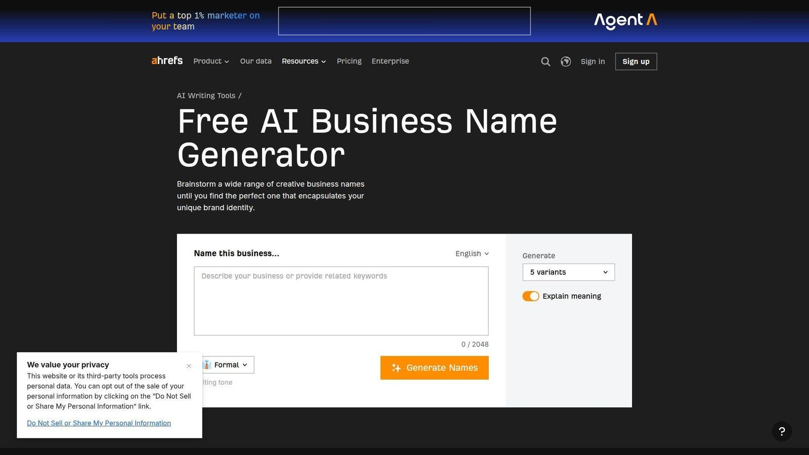 15. Ahrefs