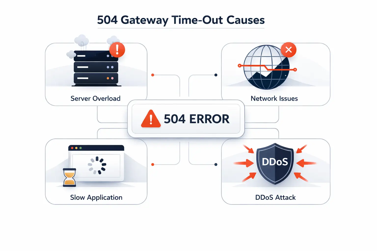 Common Causes of a 504 Gateway Time-Out