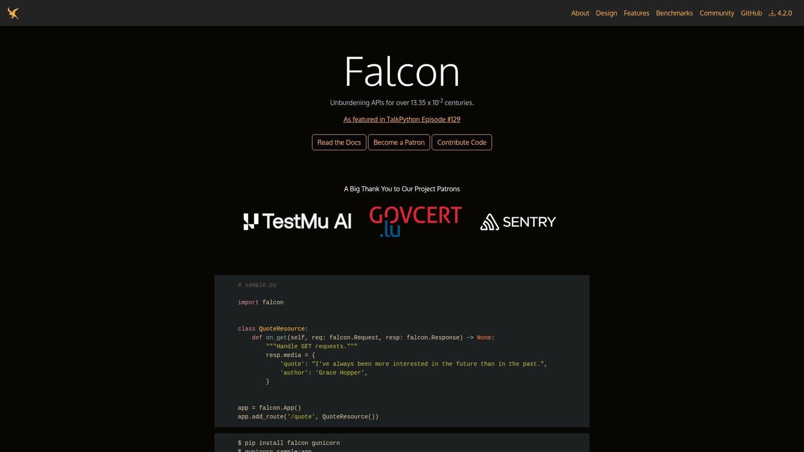 13. Falcon