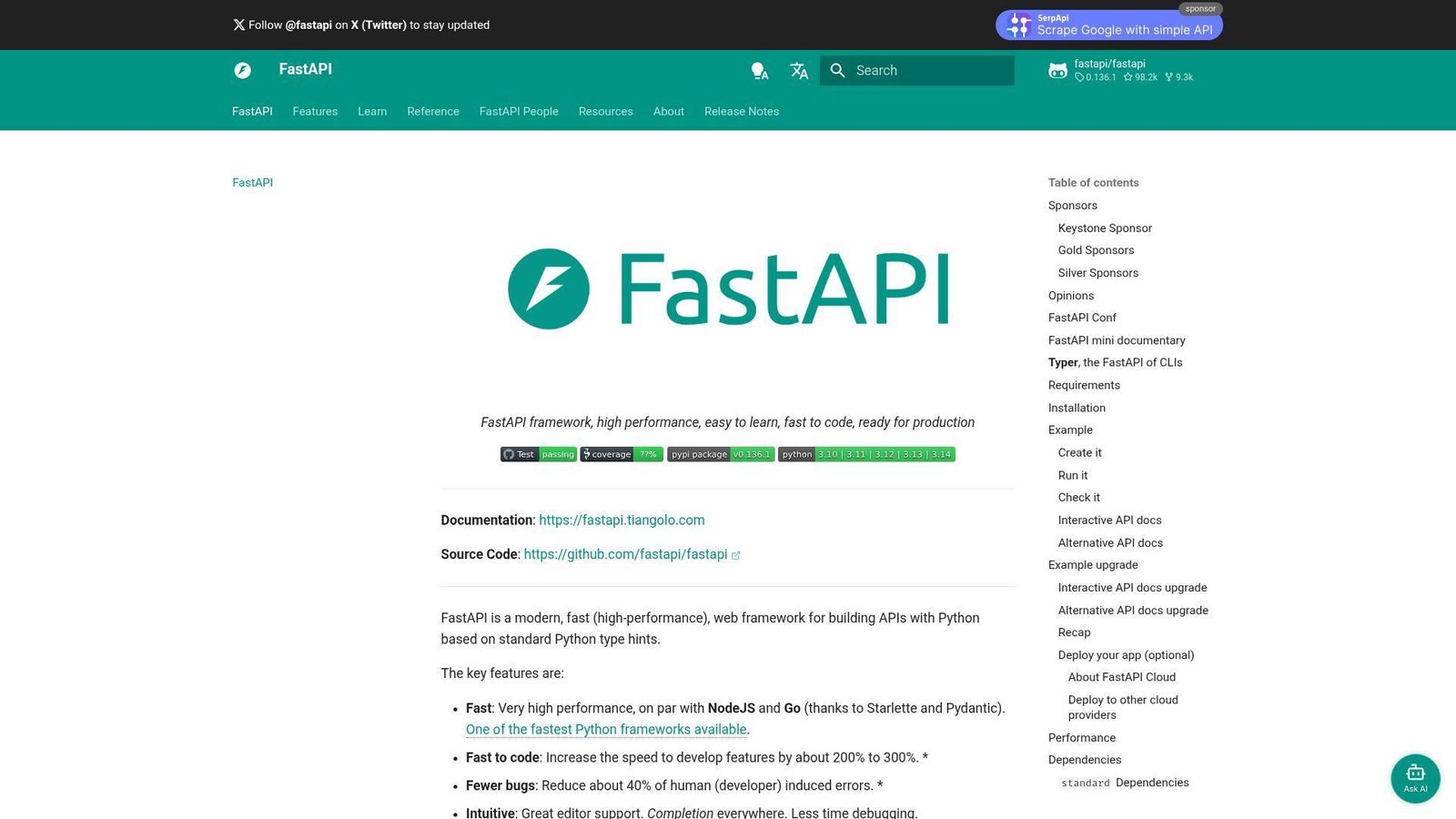 2. FastAPI