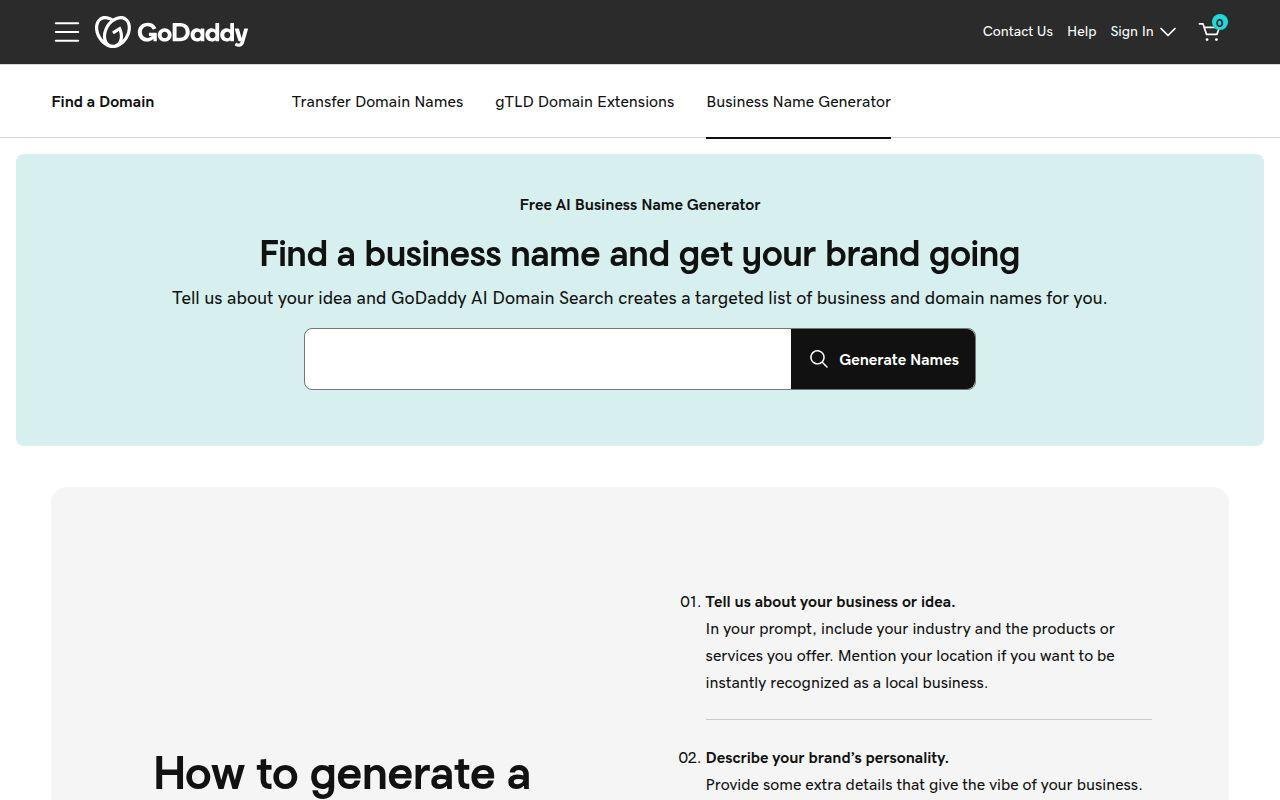 8. GoDaddy