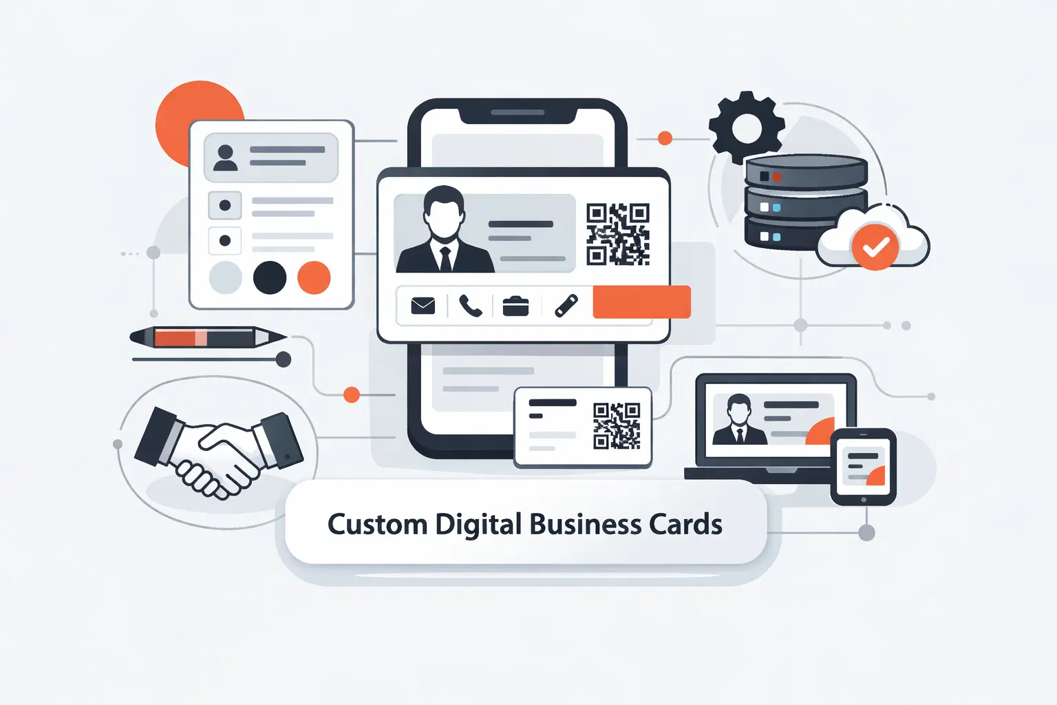 How TechTide Solutions Can Build Custom Digital Business Card Solutions