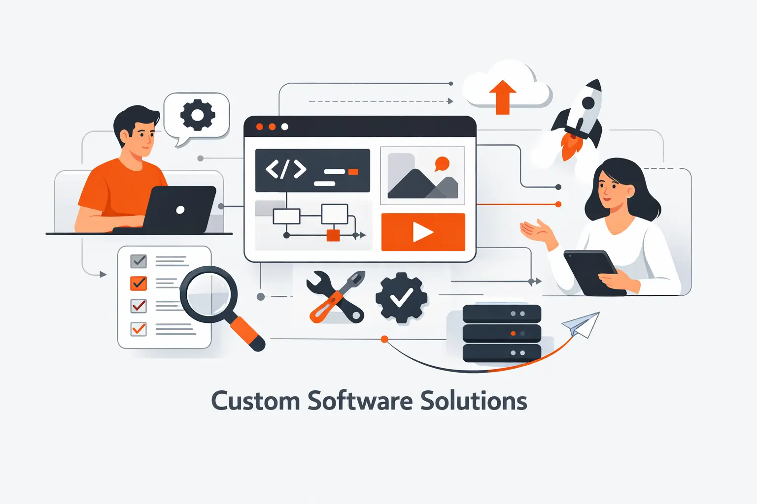 How TechTide Solutions Helps Build Custom Software