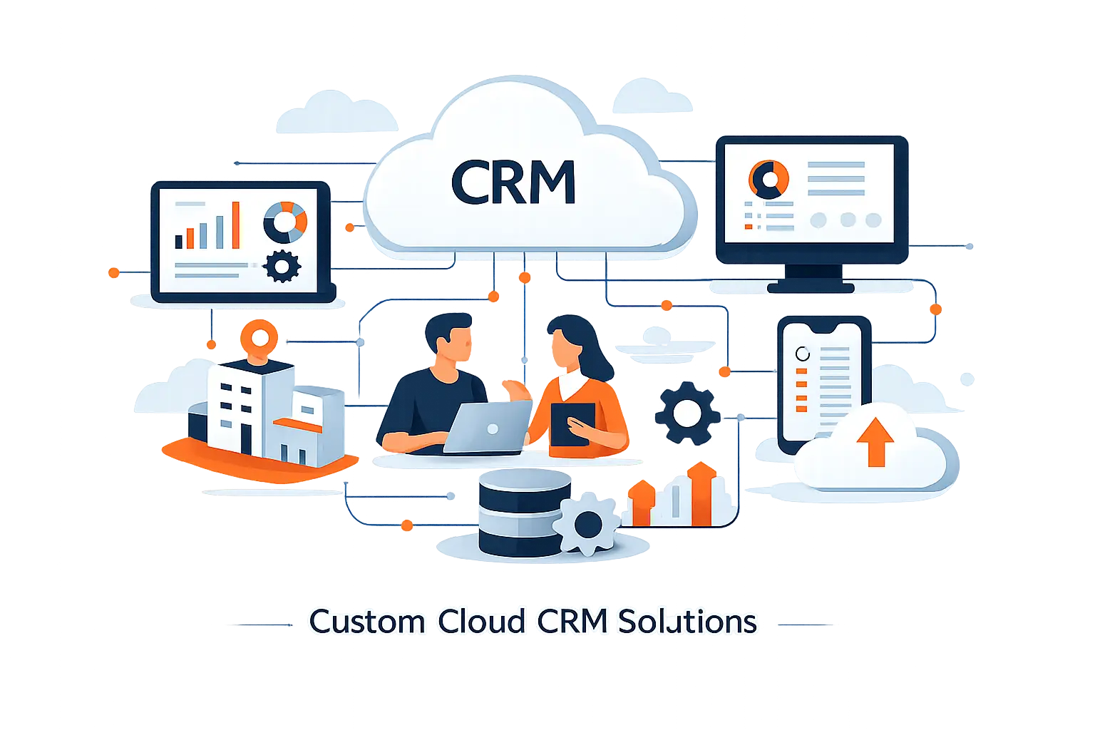 How TechTide Solutions Helps Businesses Build Custom Cloud CRM Solutions
