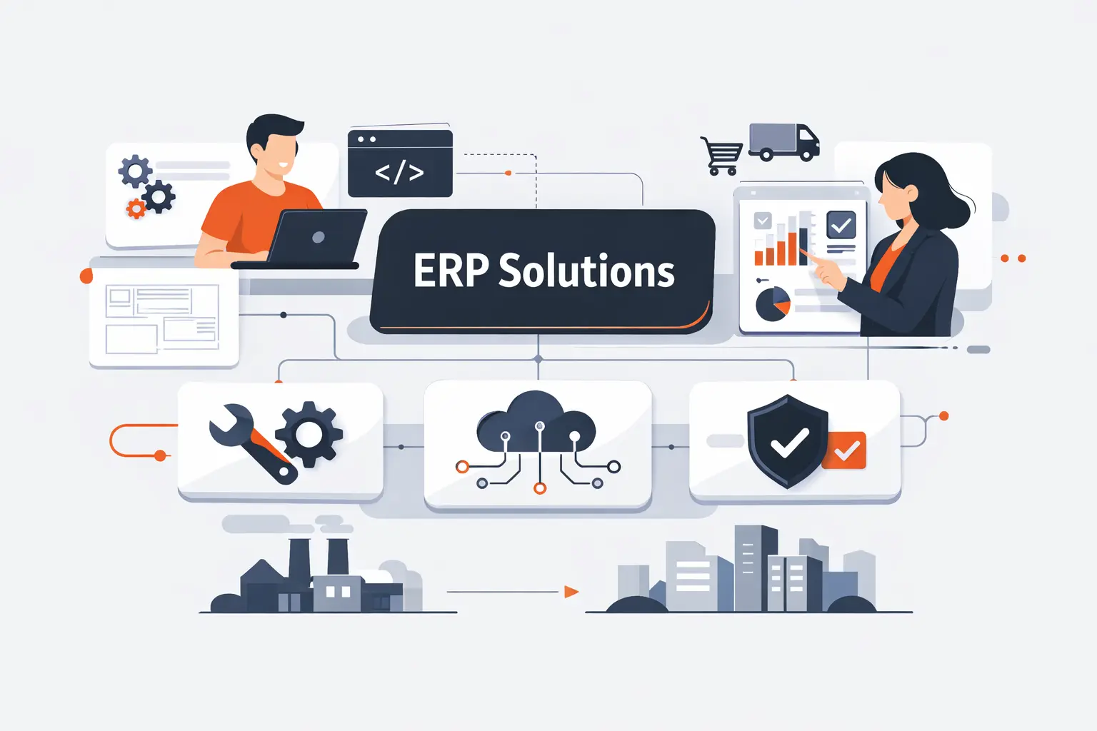 How TechTide Solutions Helps Businesses Build ERP-Ready Custom Solutions
